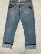 Raros Vintage low waist flared jeans (Größe M)