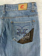 Raros Vintage low waist flared jeans (Größe M)
