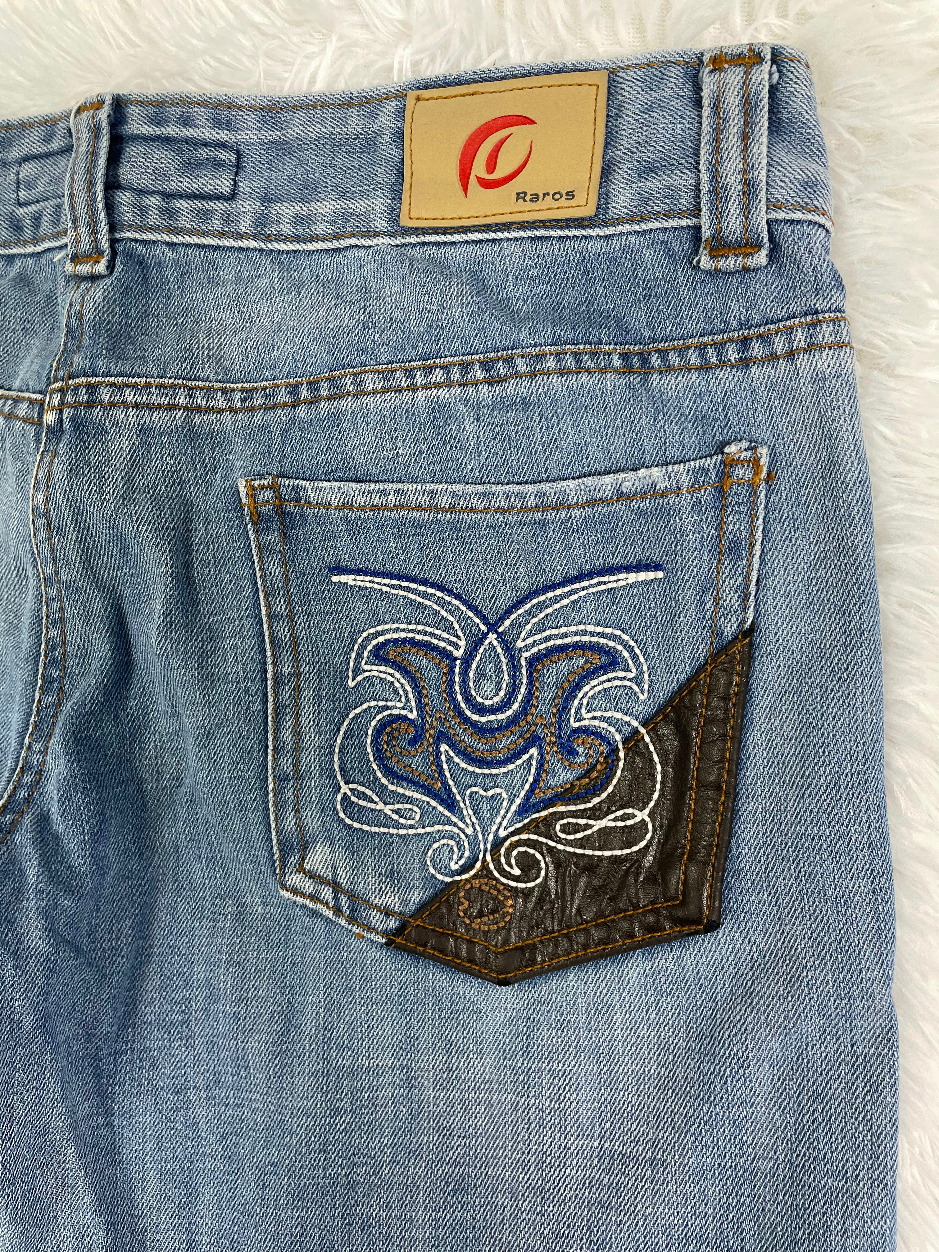 Raros Vintage low waist flared jeans (Größe M)