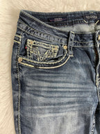 Vigoss Vintage low waist flared denim jeans (Größe S)