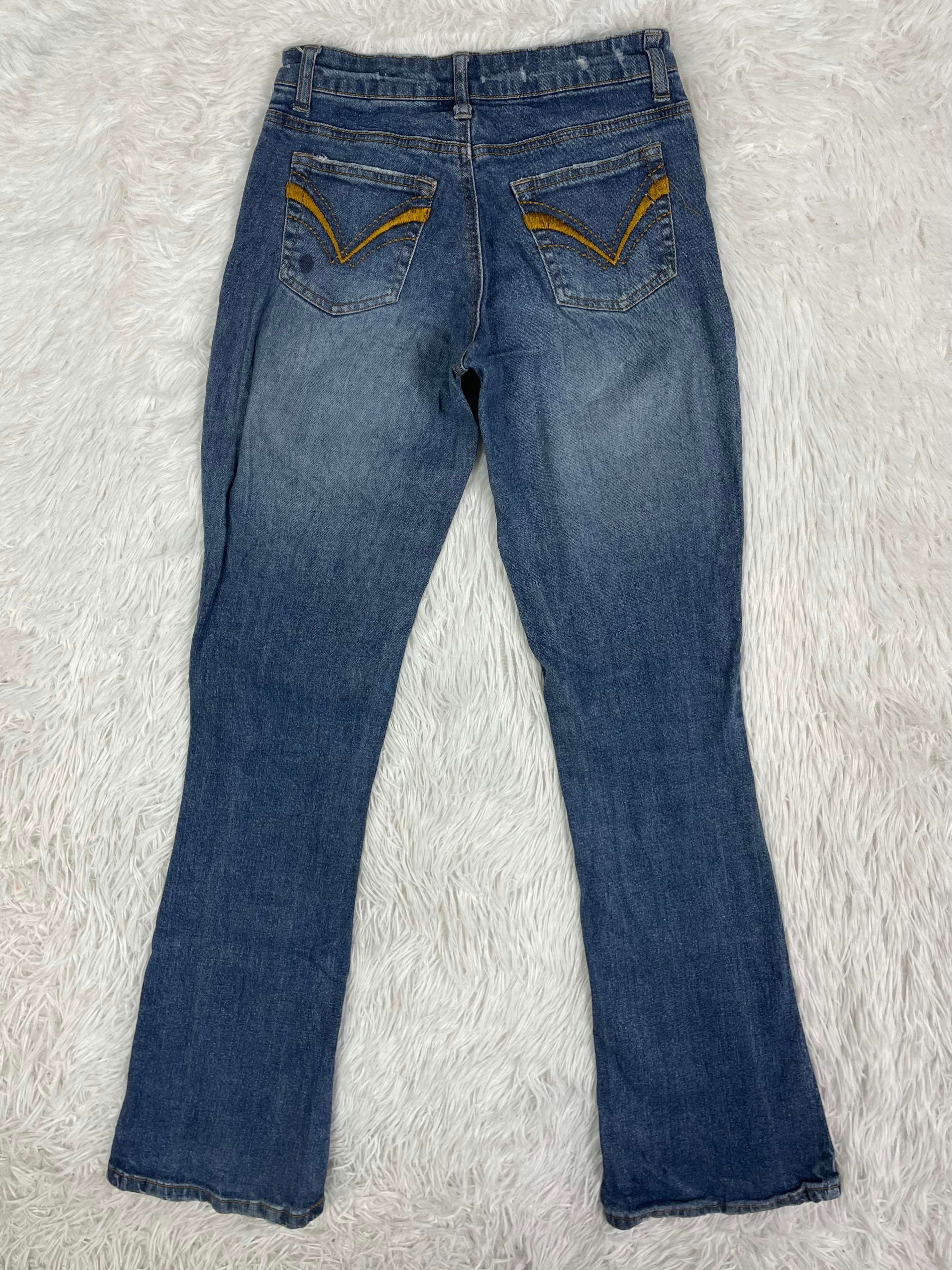 one tuff babe Vintage low waist flared jeans (Größe XS)