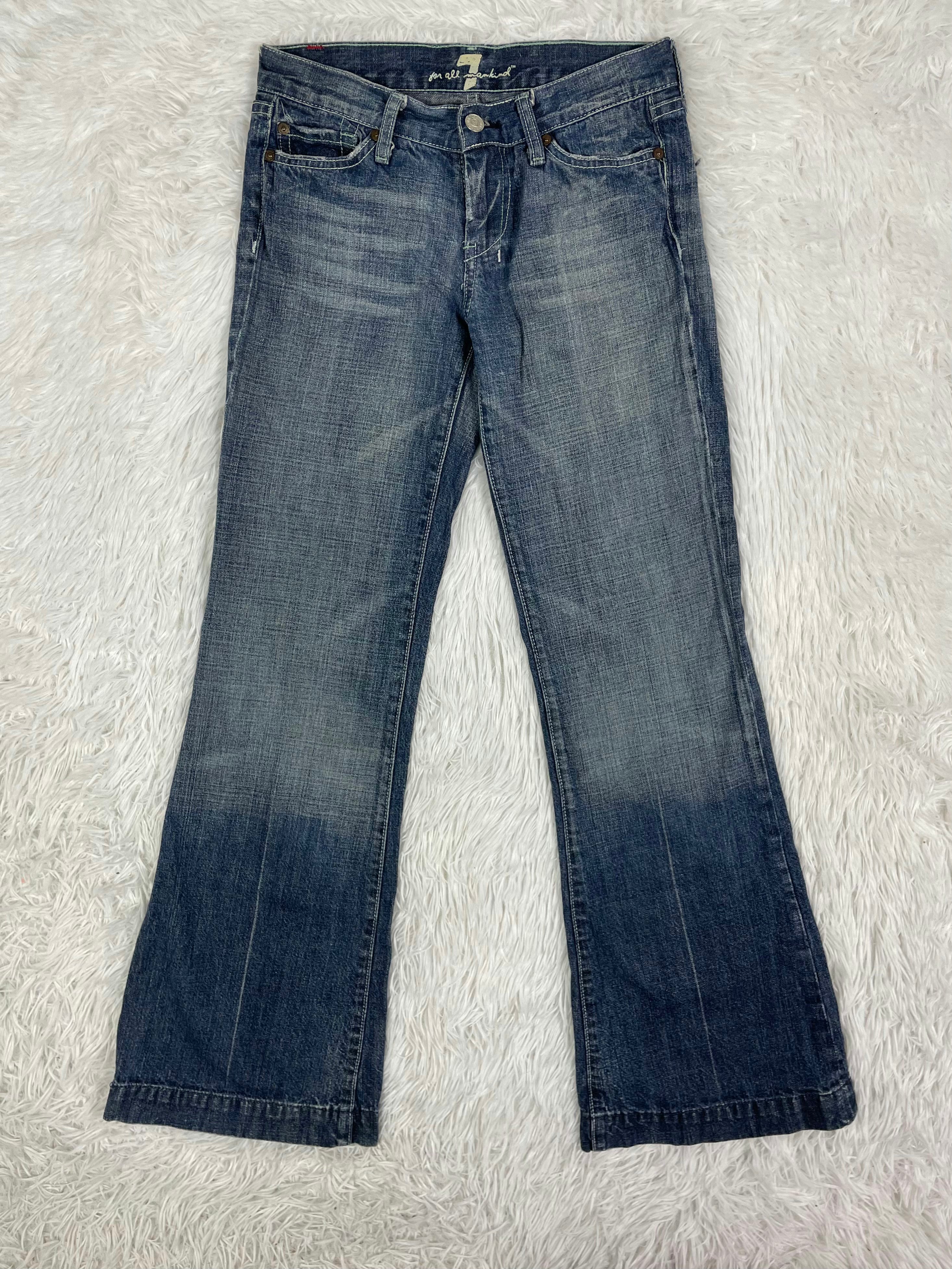 7 for all mankind Vintage low waist flared jeans (Größe XS)