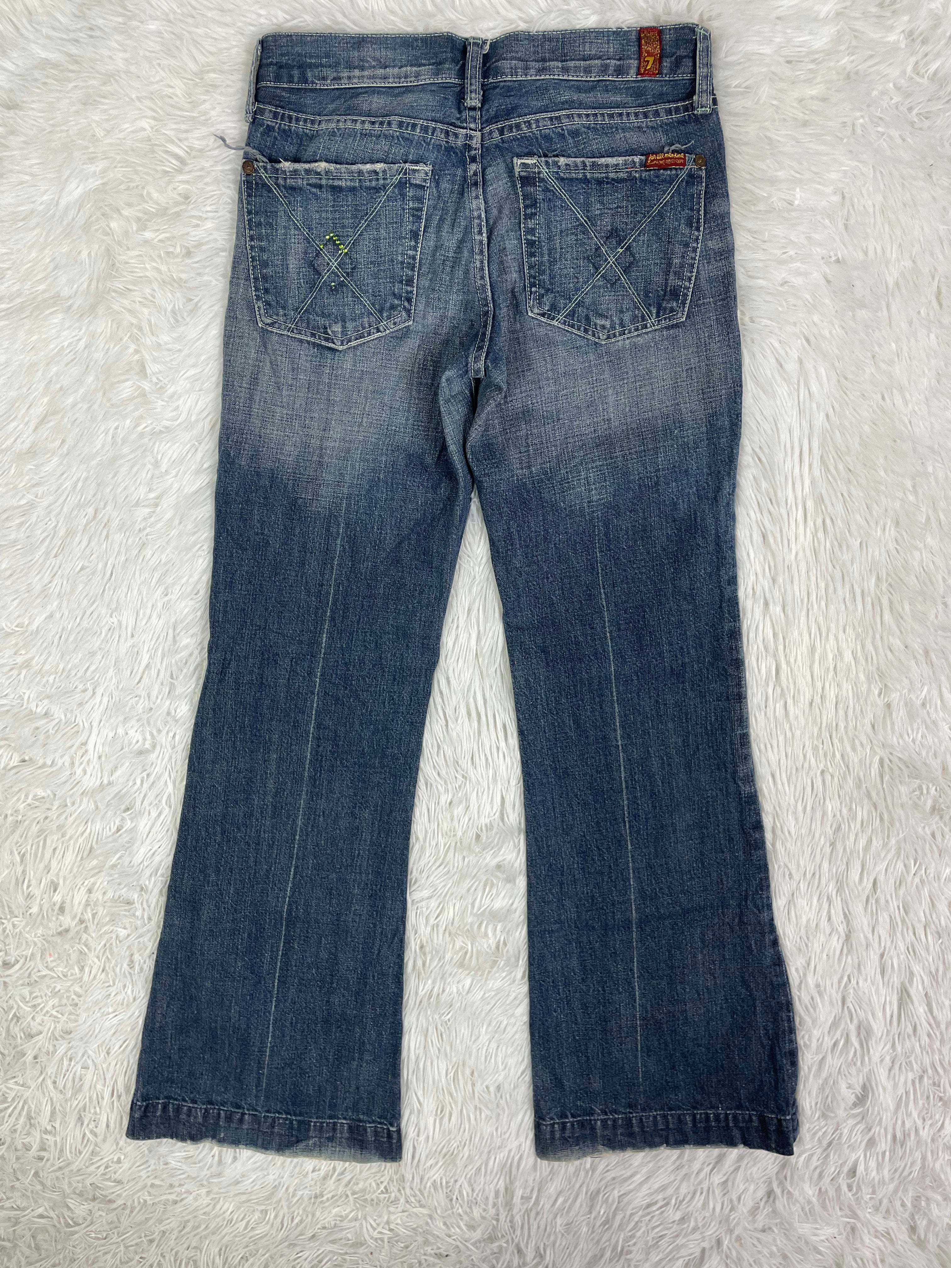 7 for all mankind Vintage low waist flared jeans (Größe XS)