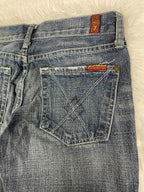7 for all mankind Vintage low waist flared jeans (Größe XS)