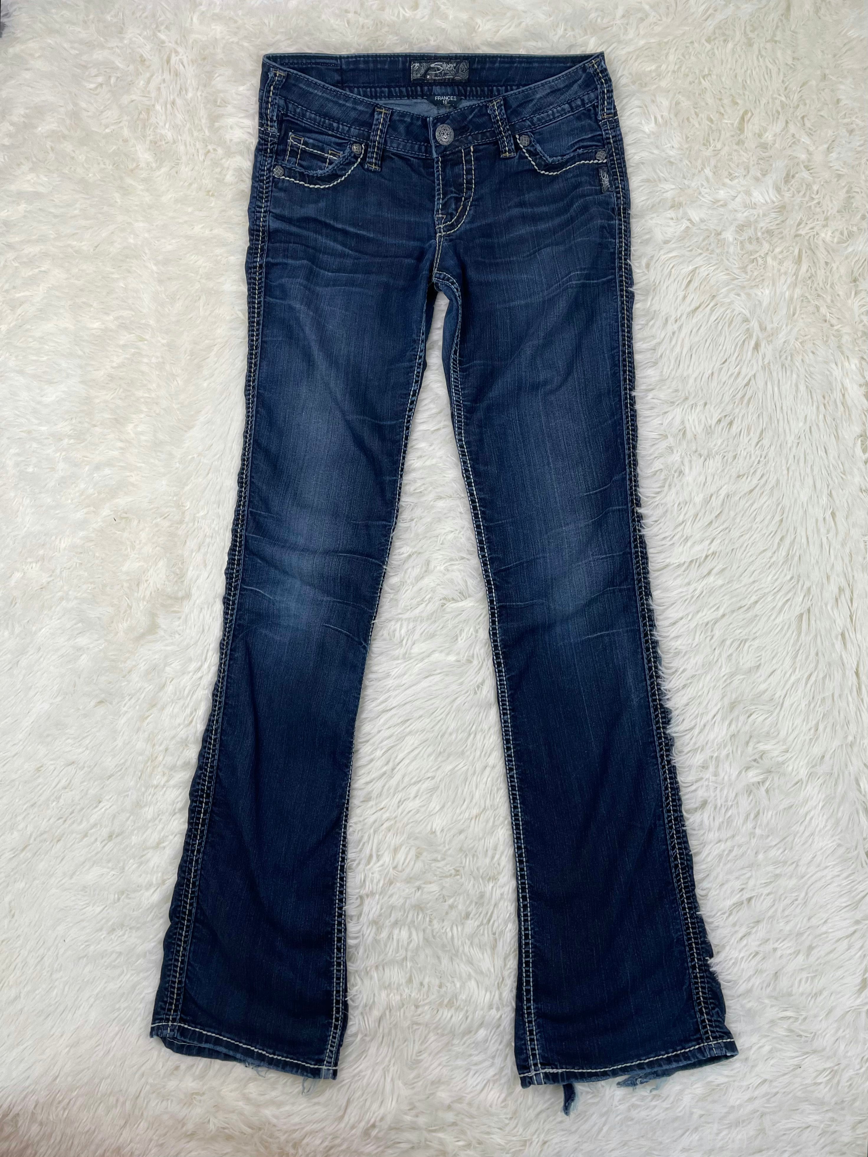 Silver Vintage low waist flared jeans (Größe S)