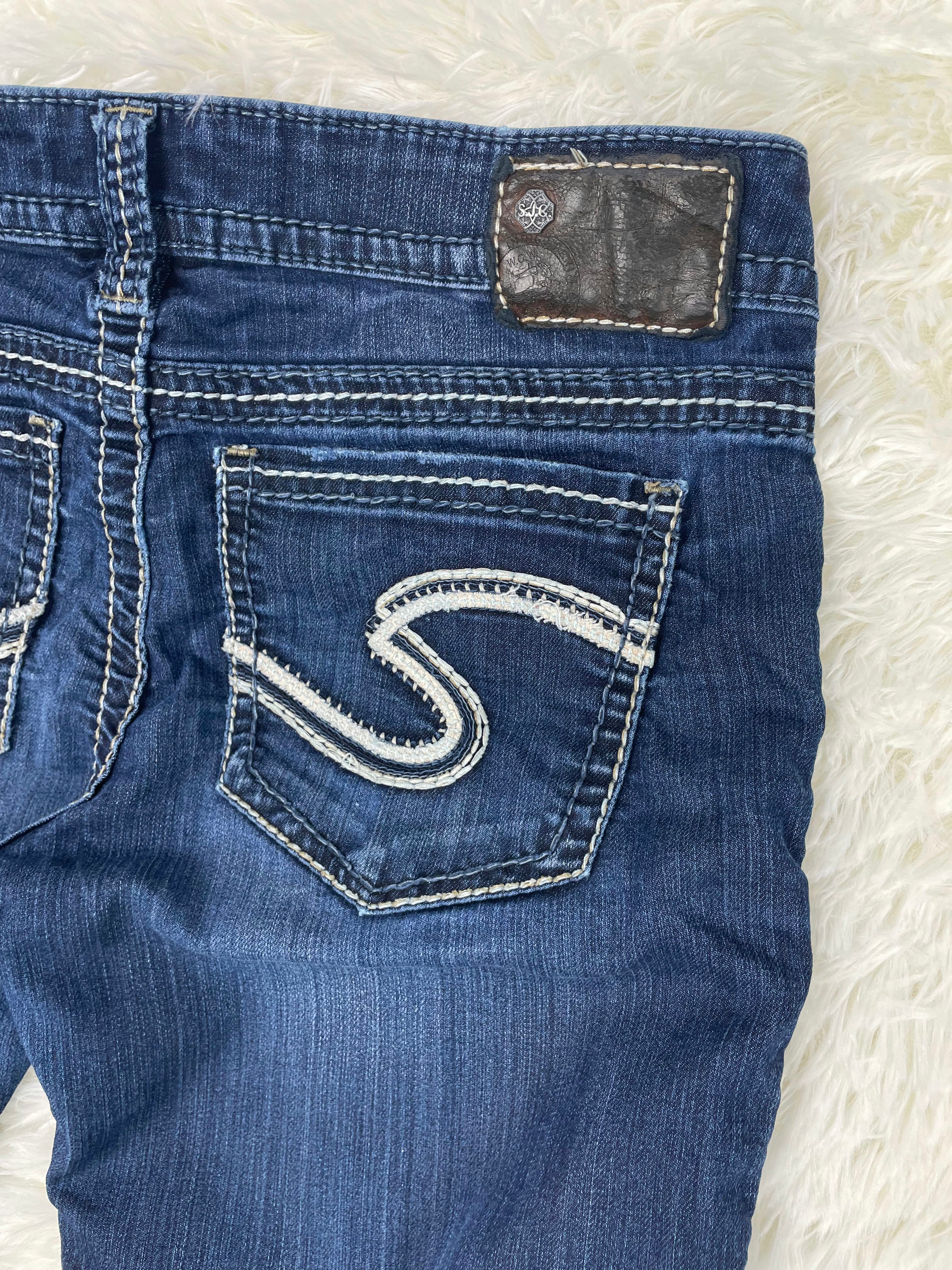 Silver Vintage low waist flared jeans (Größe S)