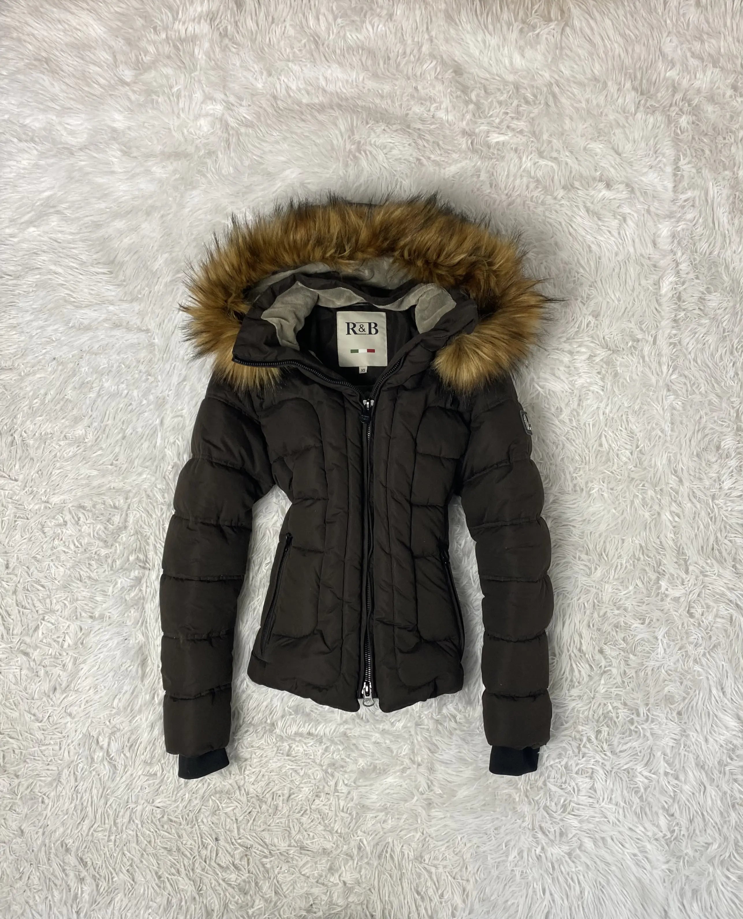 Vintage Faux Fur Y2K Jacke (XS) yv.vintage