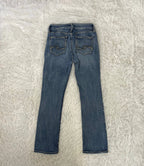 Embroidered Y2K Flared Denim Jeans (S) yv.vintage
