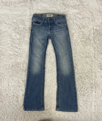 Embroidered Y2K Flared Denim Jeans (S) yv.vintage