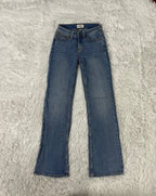 Embroidered Y2K Flared Denim Jeans (XS) yv.vintage