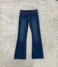 Embroidered Y2K Flared Denim Jeans (XS) yv.vintage