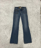 Embroidered Y2K Flared Denim Jeans (XS) yv.vintage