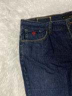 Rocawear Embroidered Y2K Flared Denim Jeans (Grösse-L)