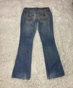 Mudd Embroidered Y2K Flared Denim Jeans (Grösse-M)