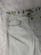 YMI Embroidered Y2K Flared Denim Jeans (Grösse-L)