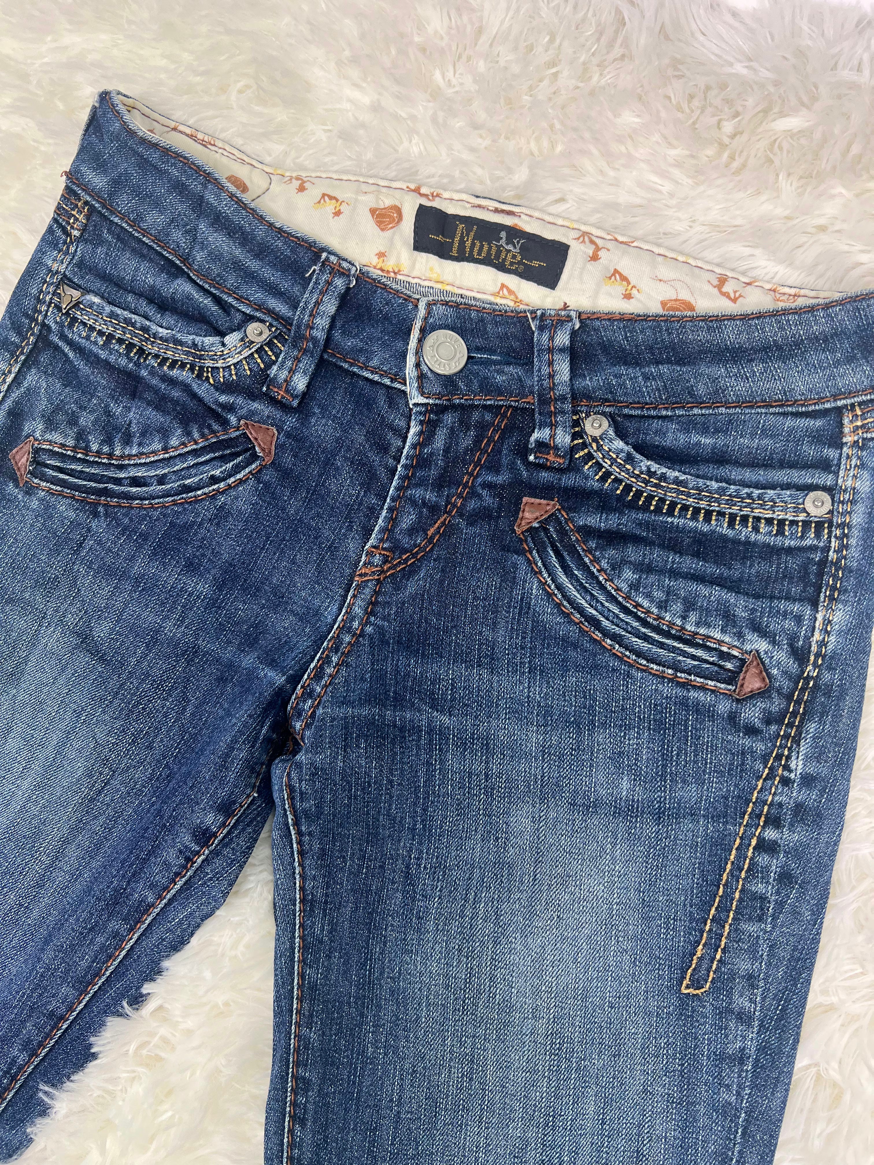 Nuue Vintage low waist flared jeans (Größe XS)