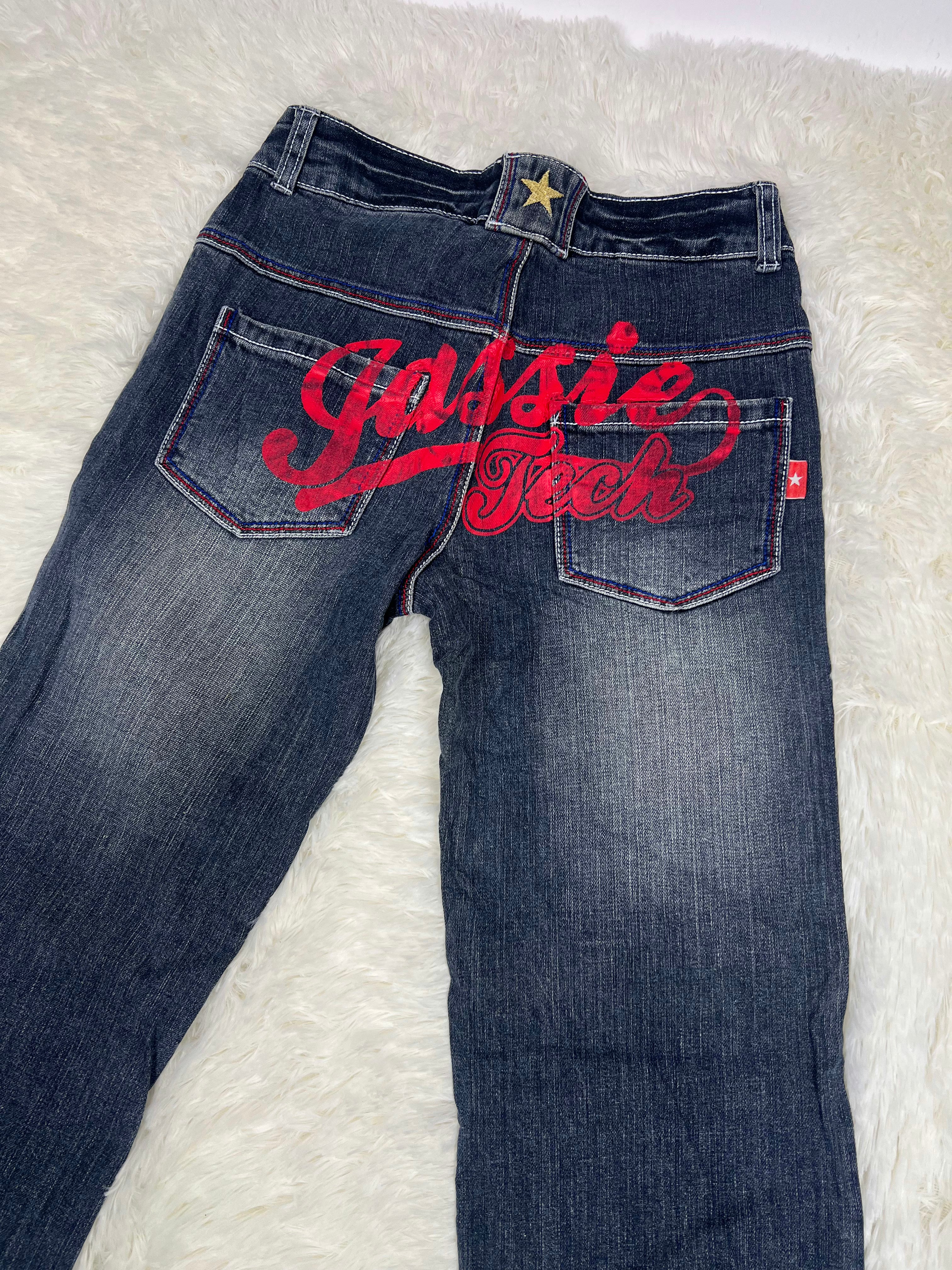 Jassie Tech Vintage low waist flared jeans (Größe XS)