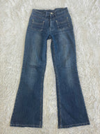 T.M.Z Vintage low waist flared jeans (Größe XXS)