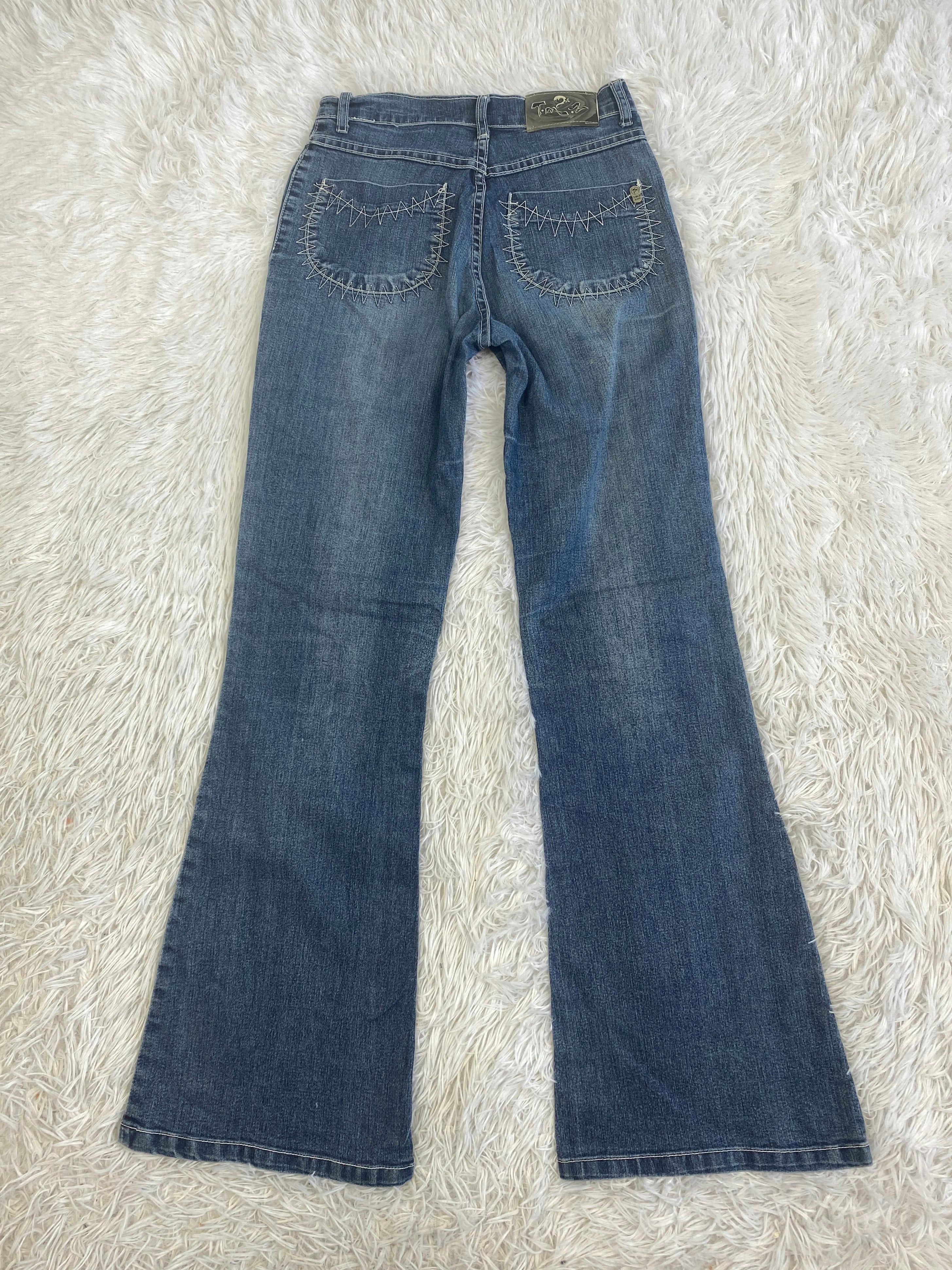 T.M.Z Vintage low waist flared jeans (Größe XXS)