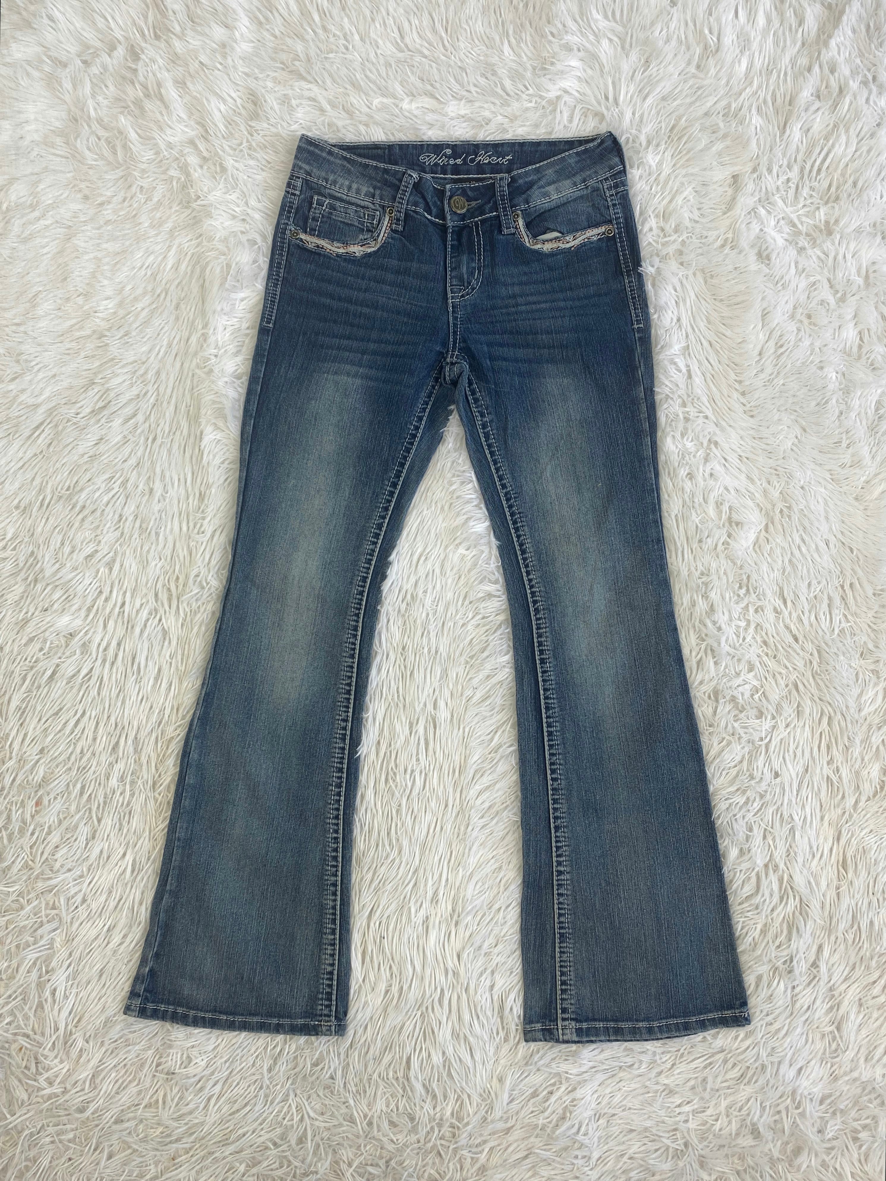Wired Heart Vintage low waist flared jeans (Größe XXS)