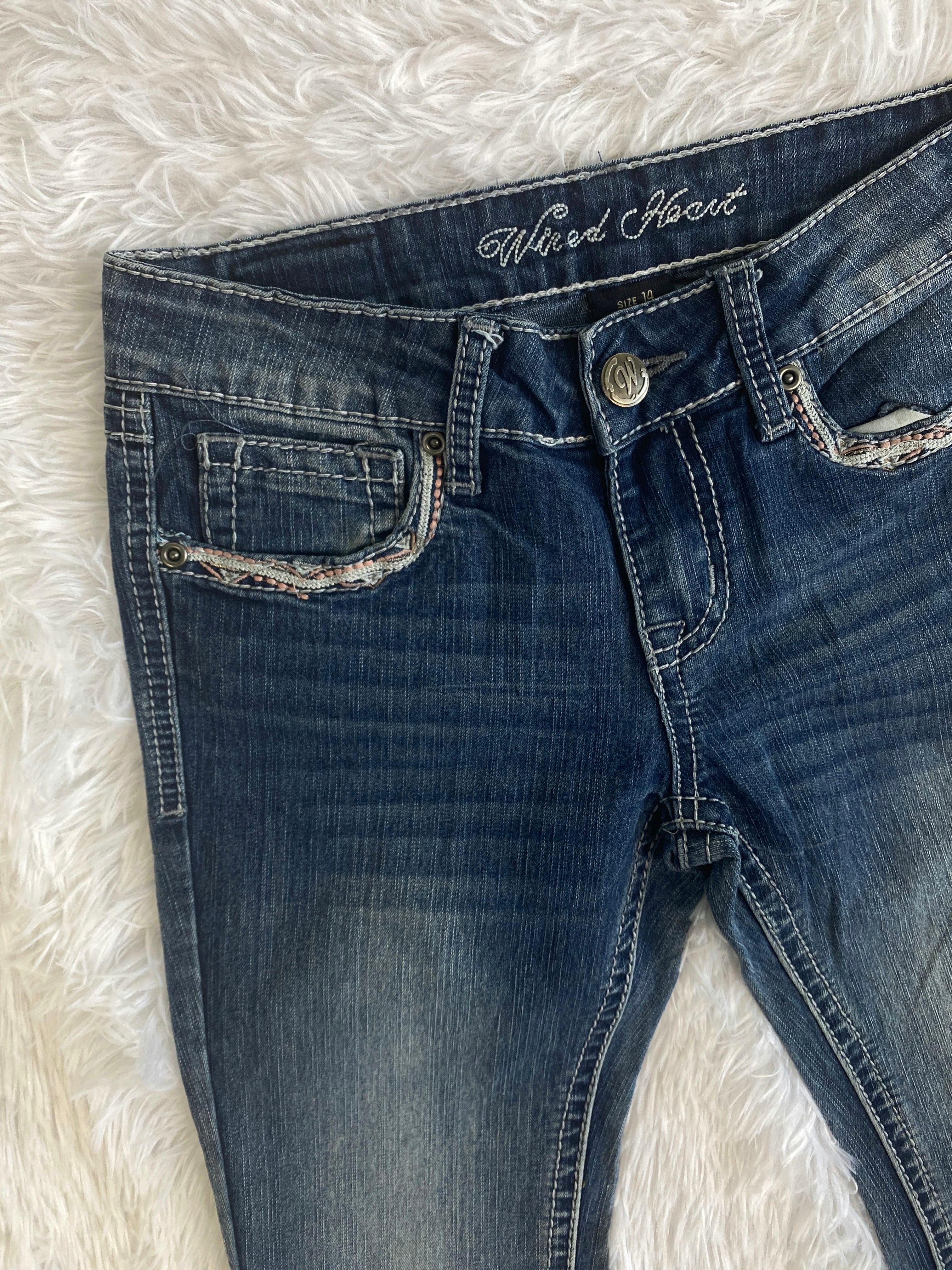 Wired Heart Vintage low waist flared jeans (Größe XXS)