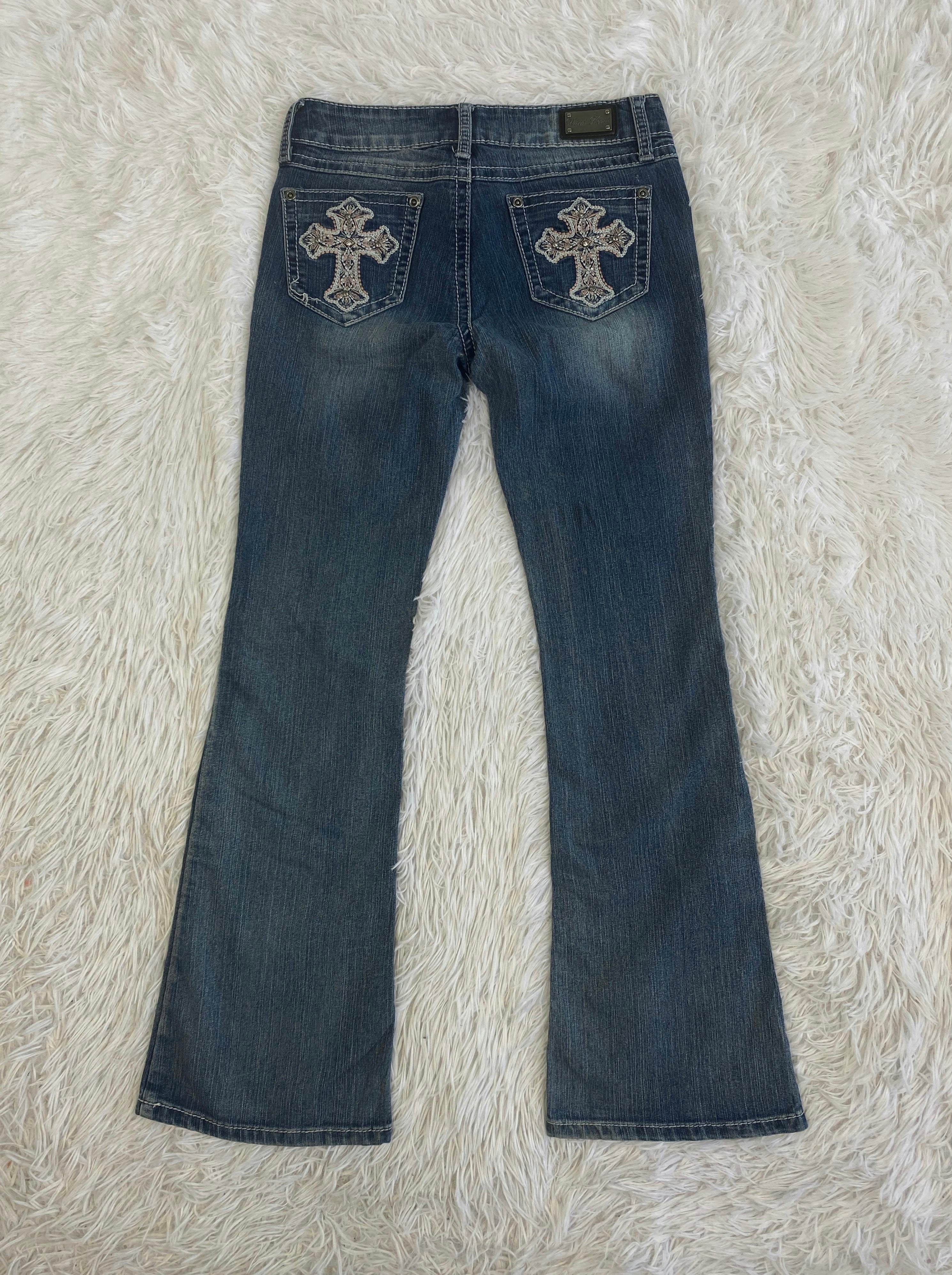 Wired Heart Vintage low waist flared jeans (Größe XXS)