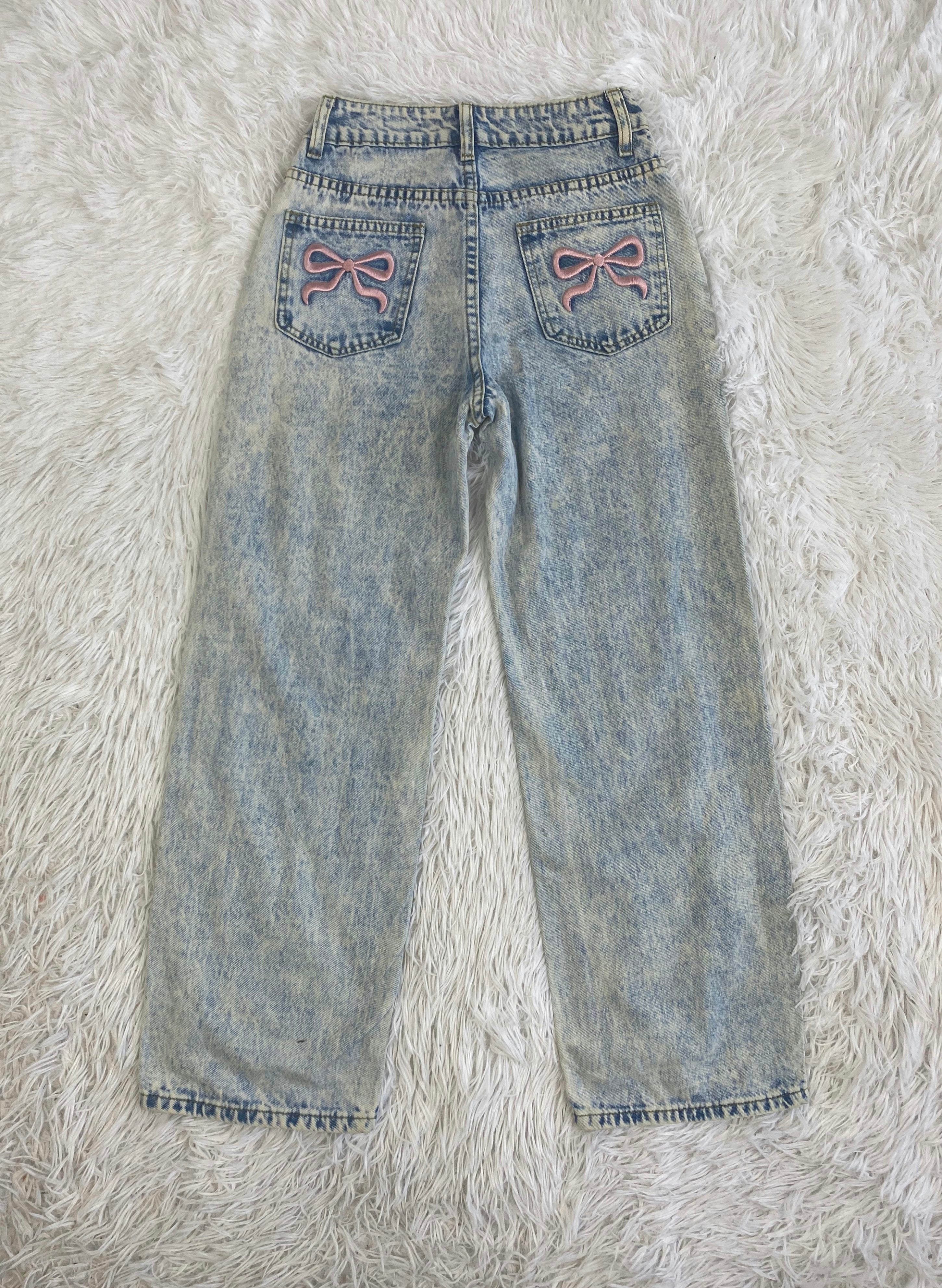 vintage Vintage low waist flared jeans (Größe XXS)