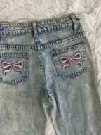 vintage Vintage low waist flared jeans (Größe XXS)