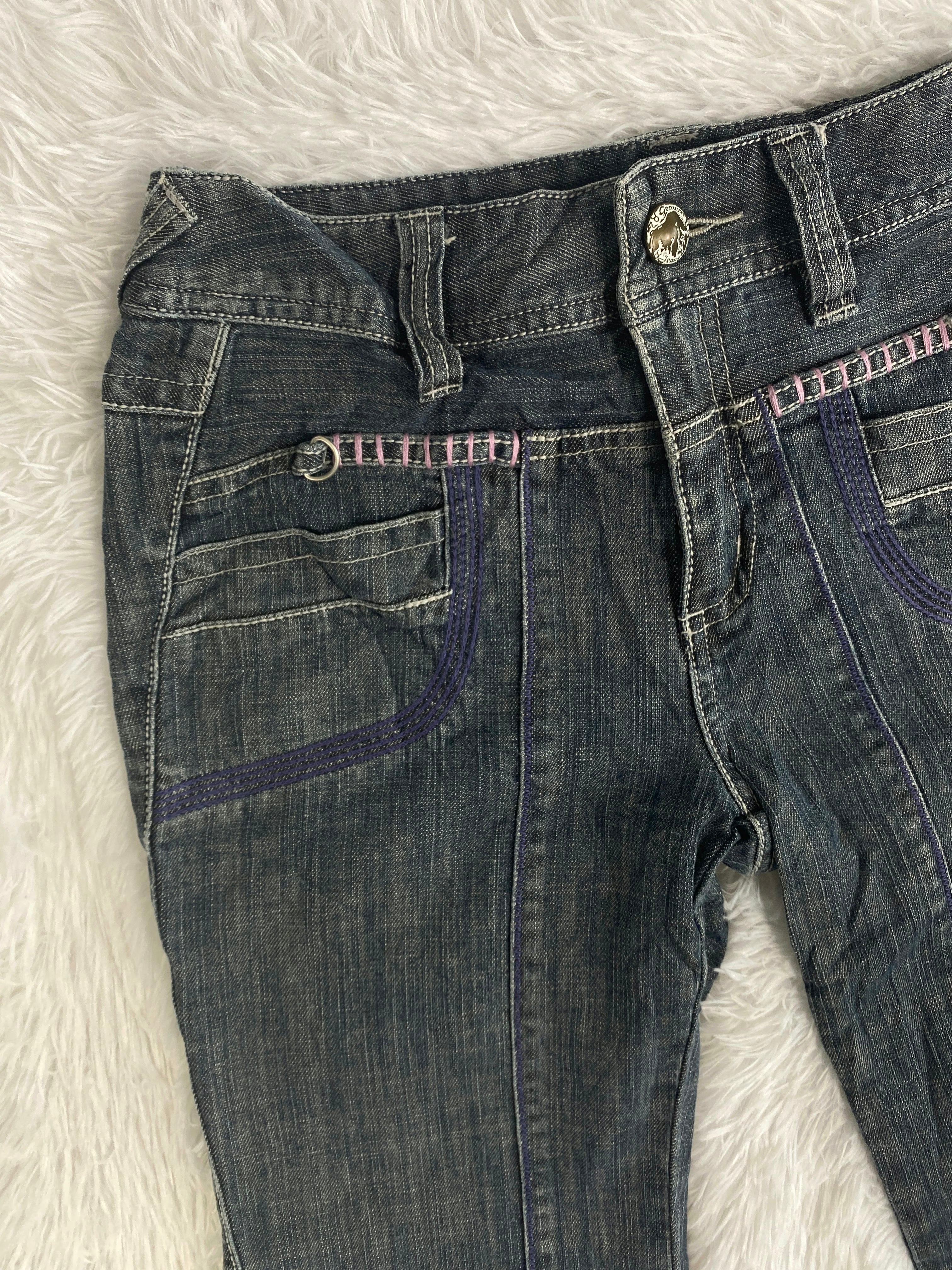 Ekdutin Vintage low waist flared jeans (Größe XXS)