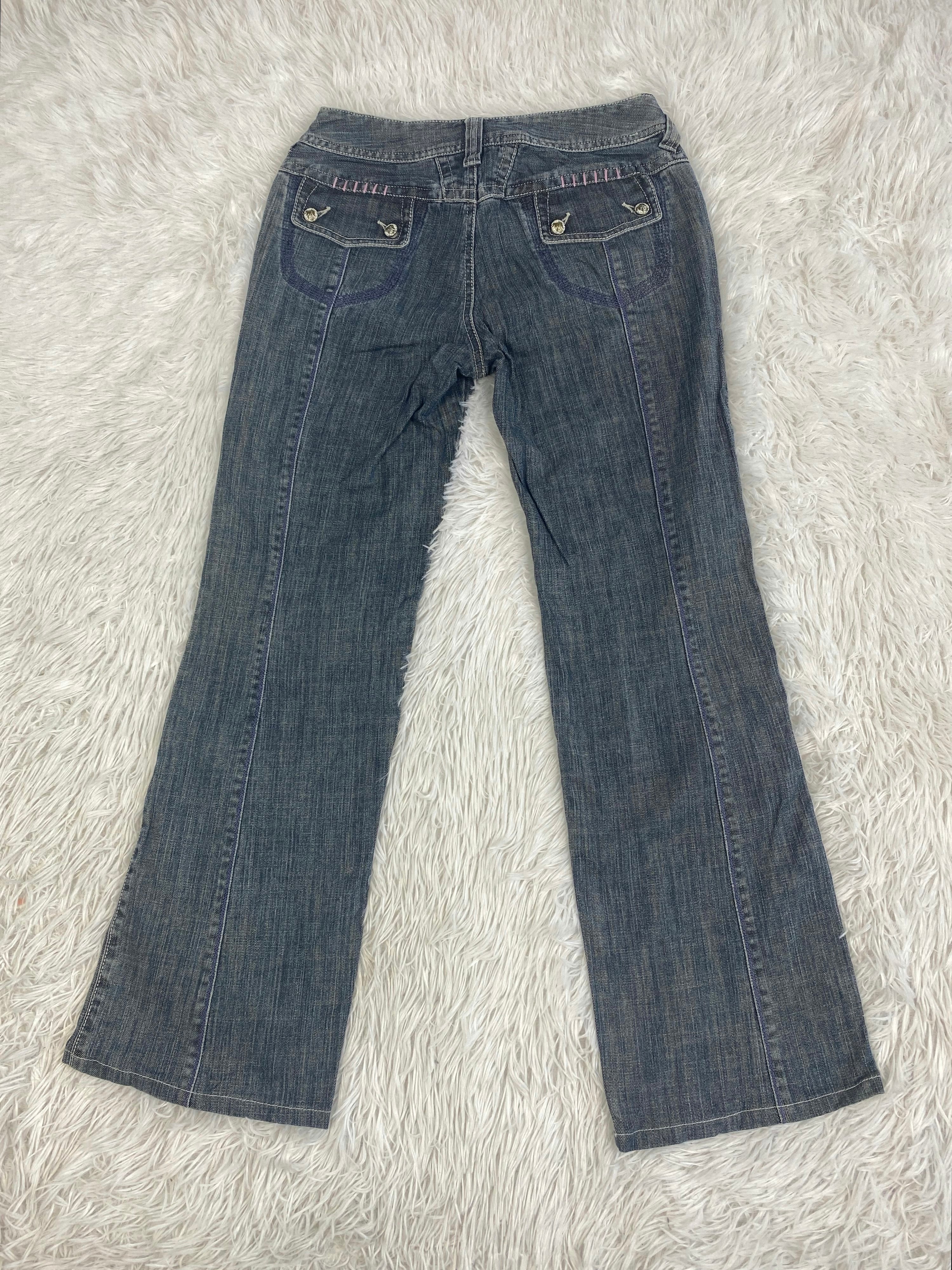 Ekdutin Vintage low waist flared jeans (Größe XXS)