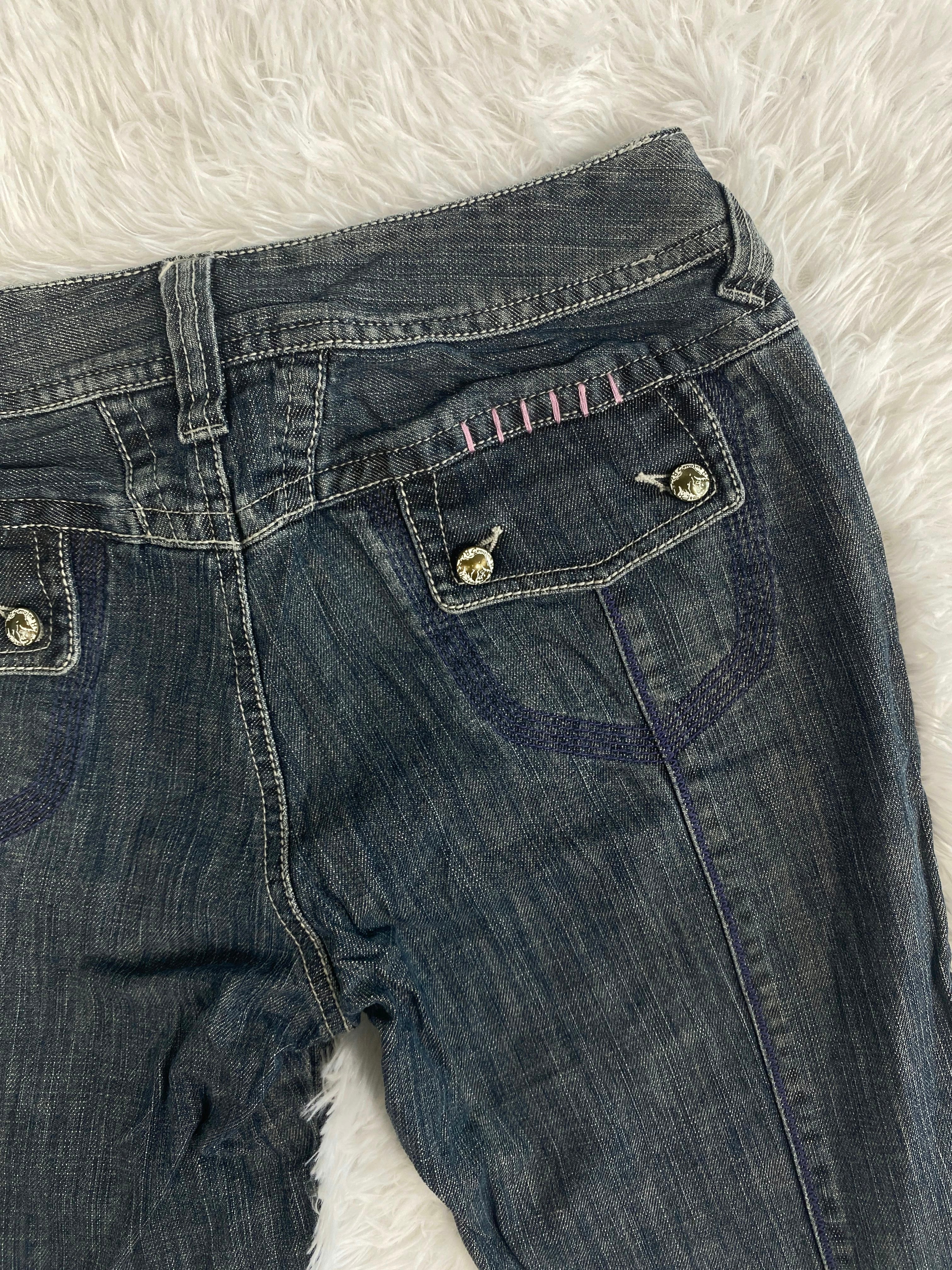 Ekdutin Vintage low waist flared jeans (Größe XXS)