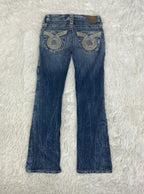 Big Star Vintage low waist flared jeans (Größe XXS)