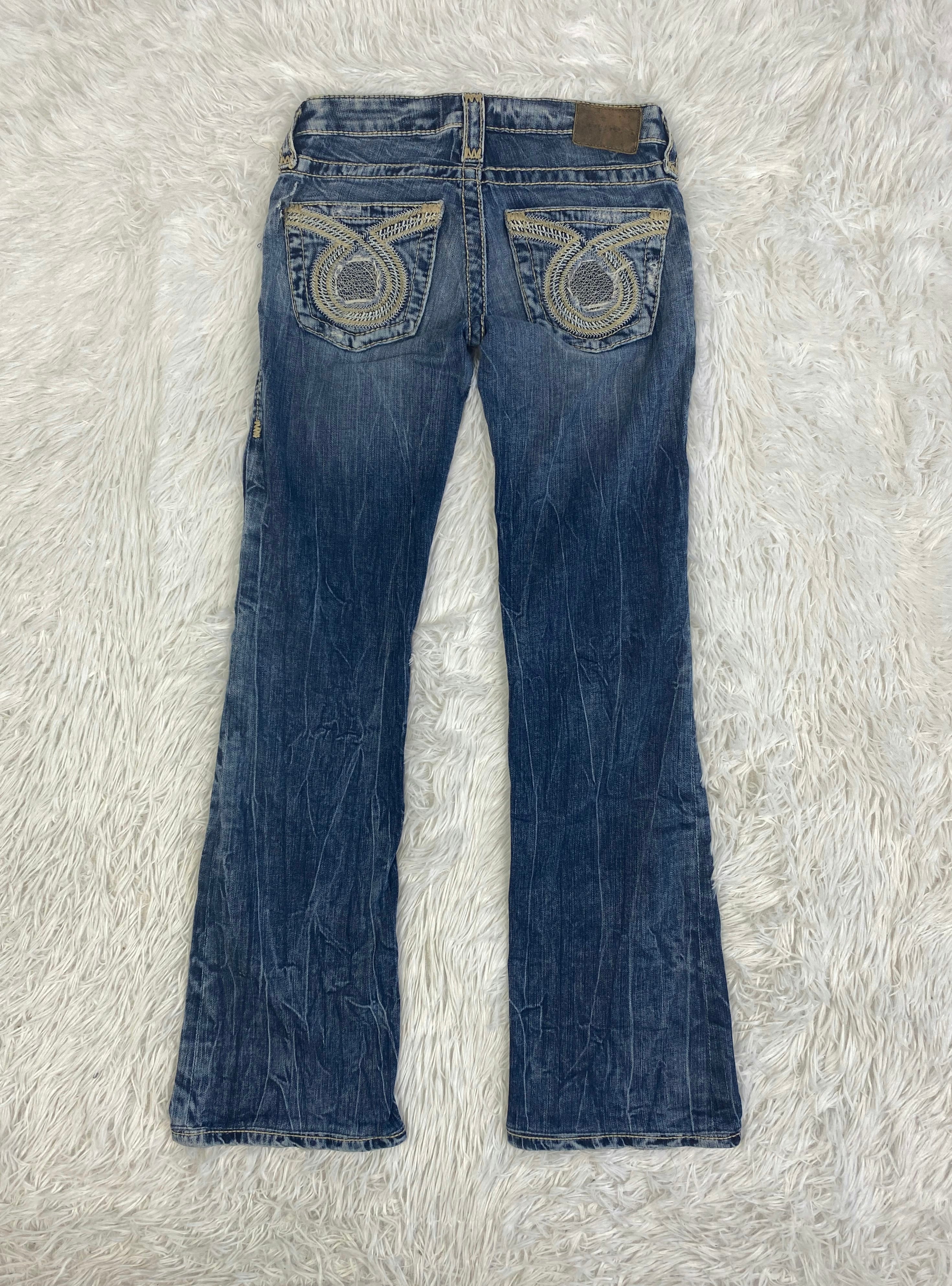 Big Star Vintage low waist flared jeans (Größe XXS)
