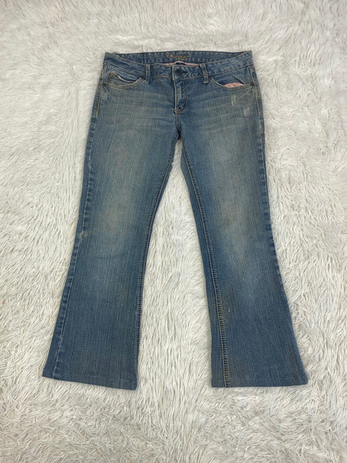 Amethyst Vintage low waist flared jeans (Größe M)