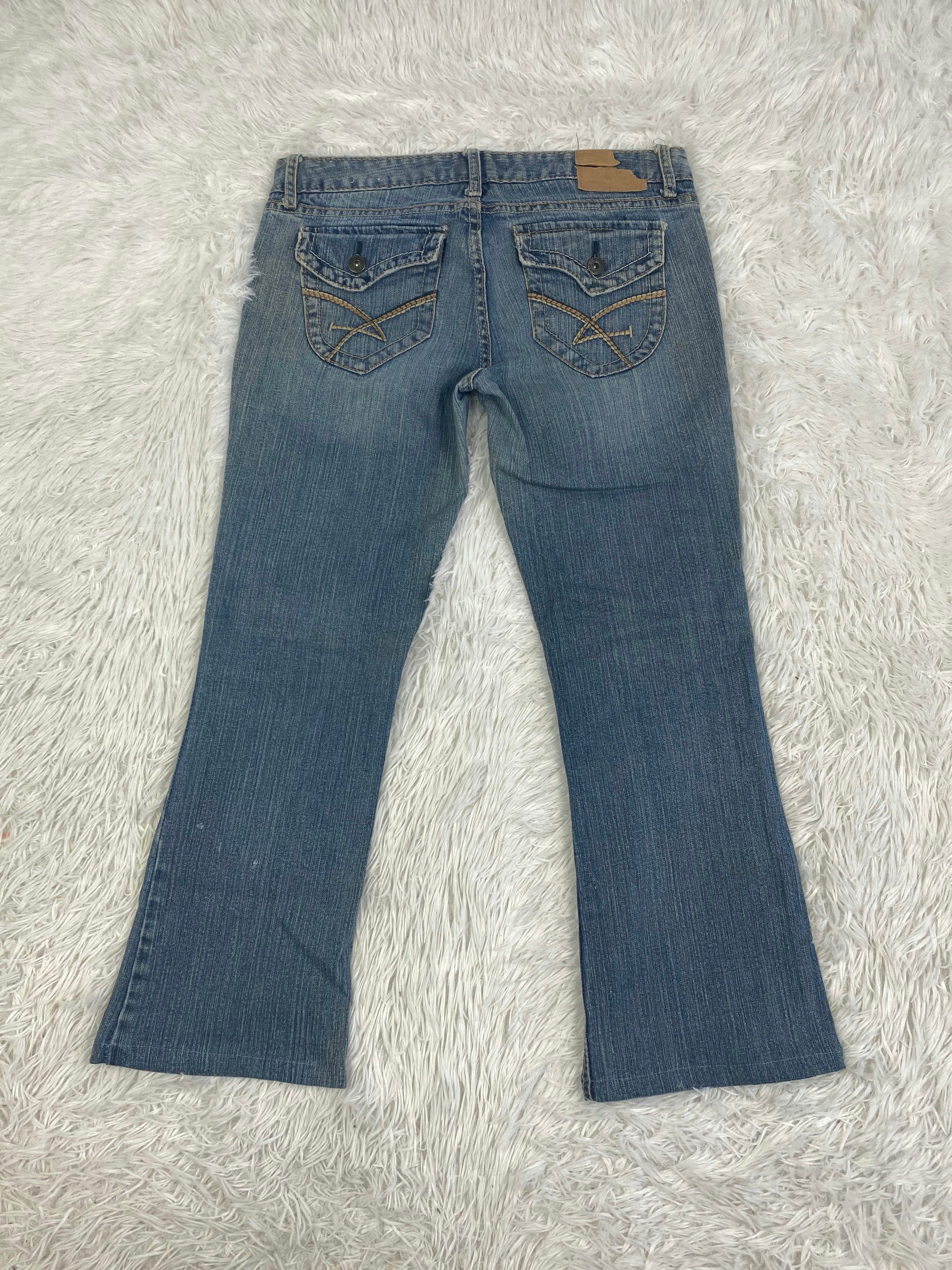 Amethyst Vintage low waist flared jeans (Größe M)