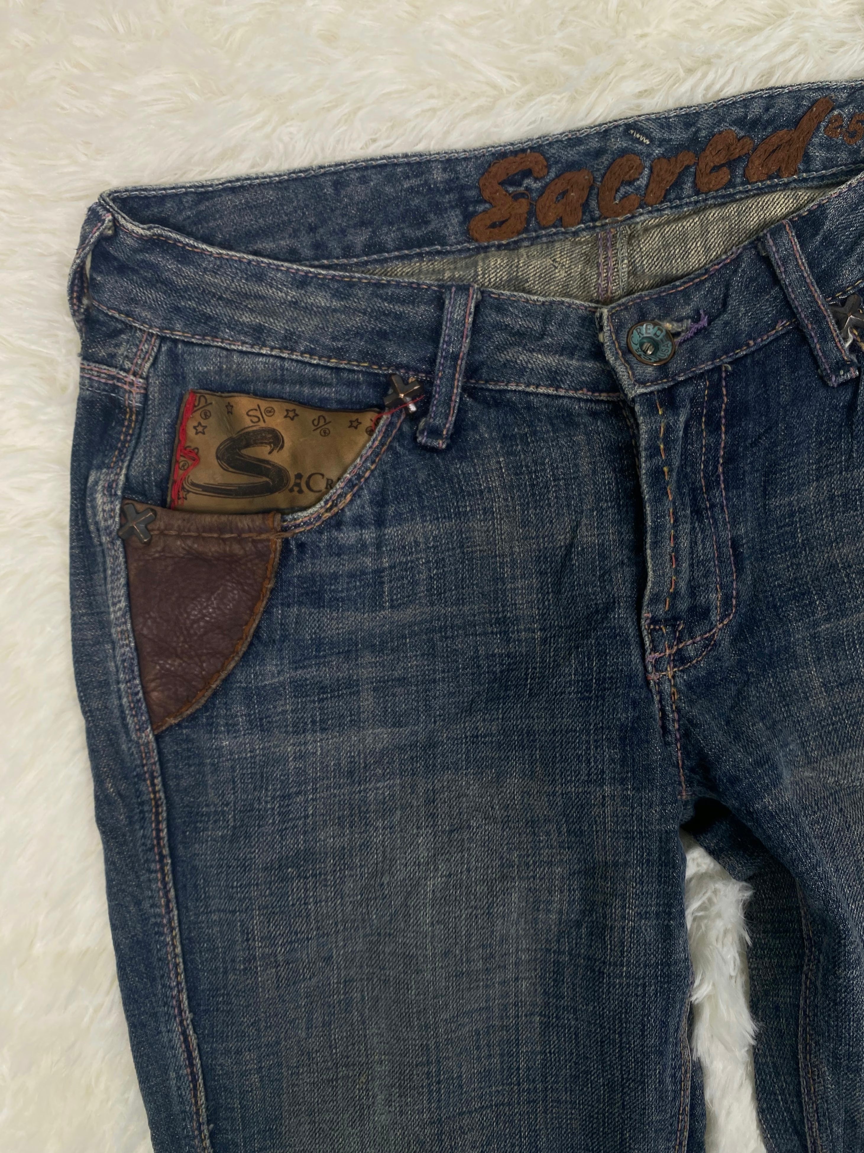 Sacred Vintage low waist flared jeans (Größe XS)