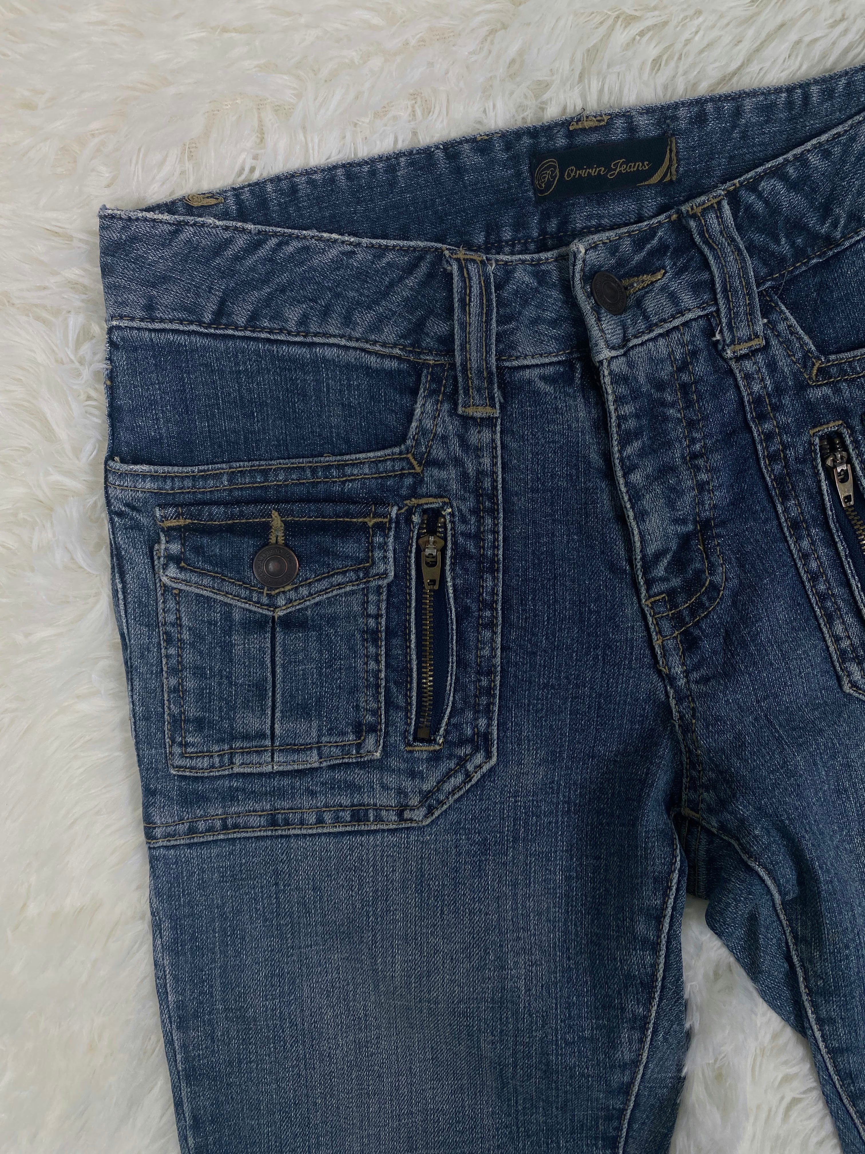 Origin Jeans Vintage low waist flared jeans (Größe XS)