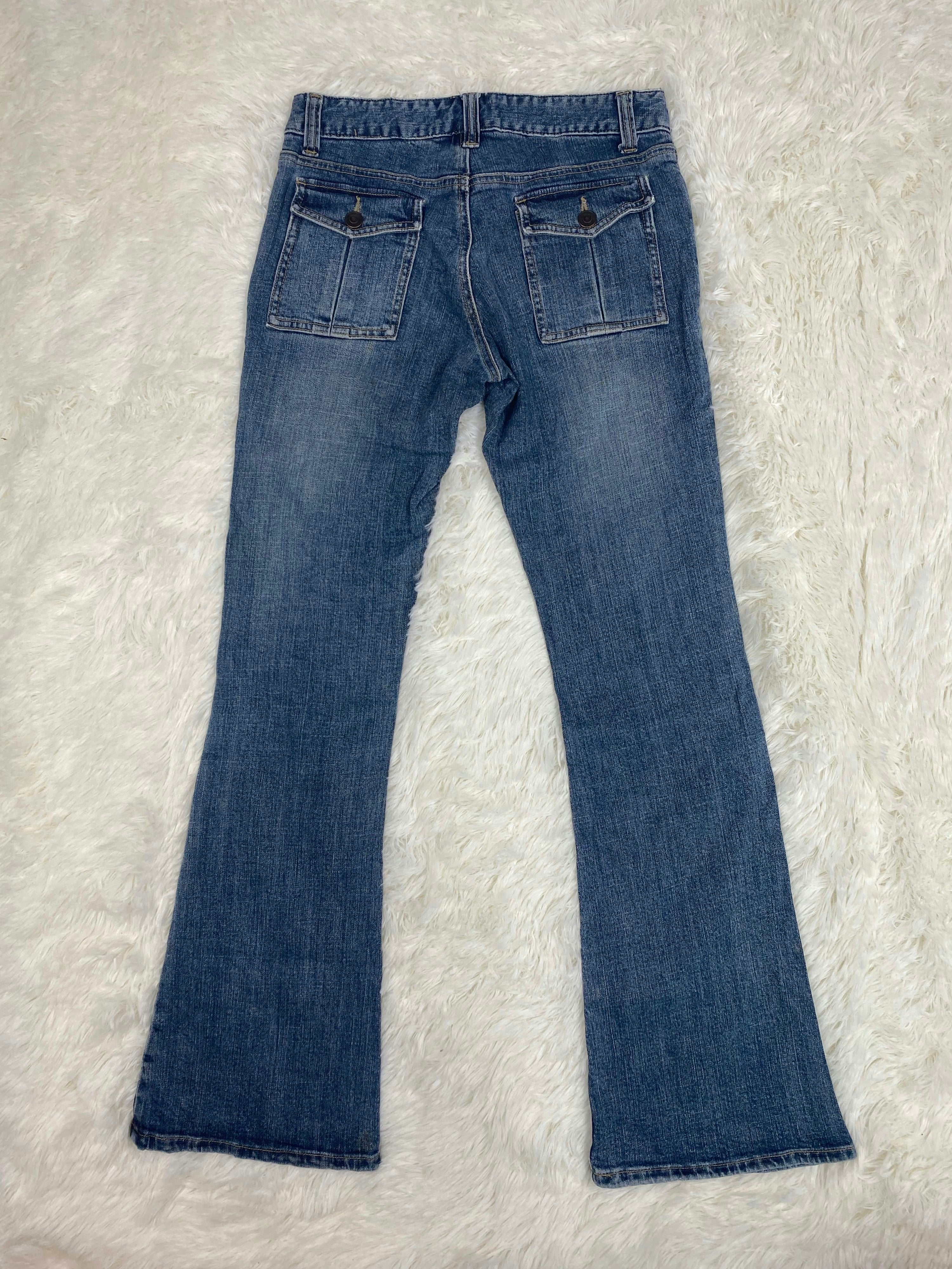 Origin Jeans Vintage low waist flared jeans (Größe XS)