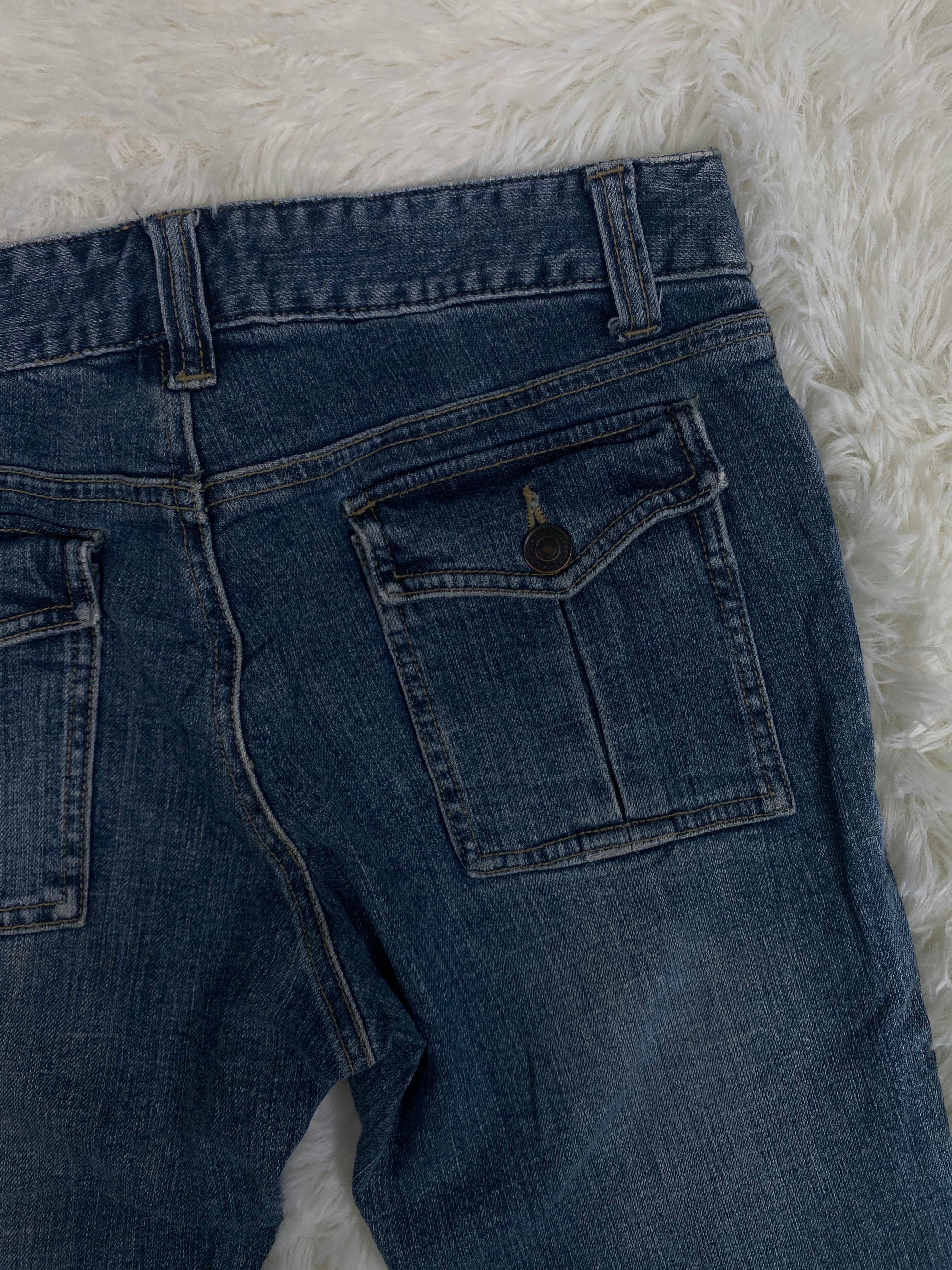 Origin Jeans Vintage low waist flared jeans (Größe XS)