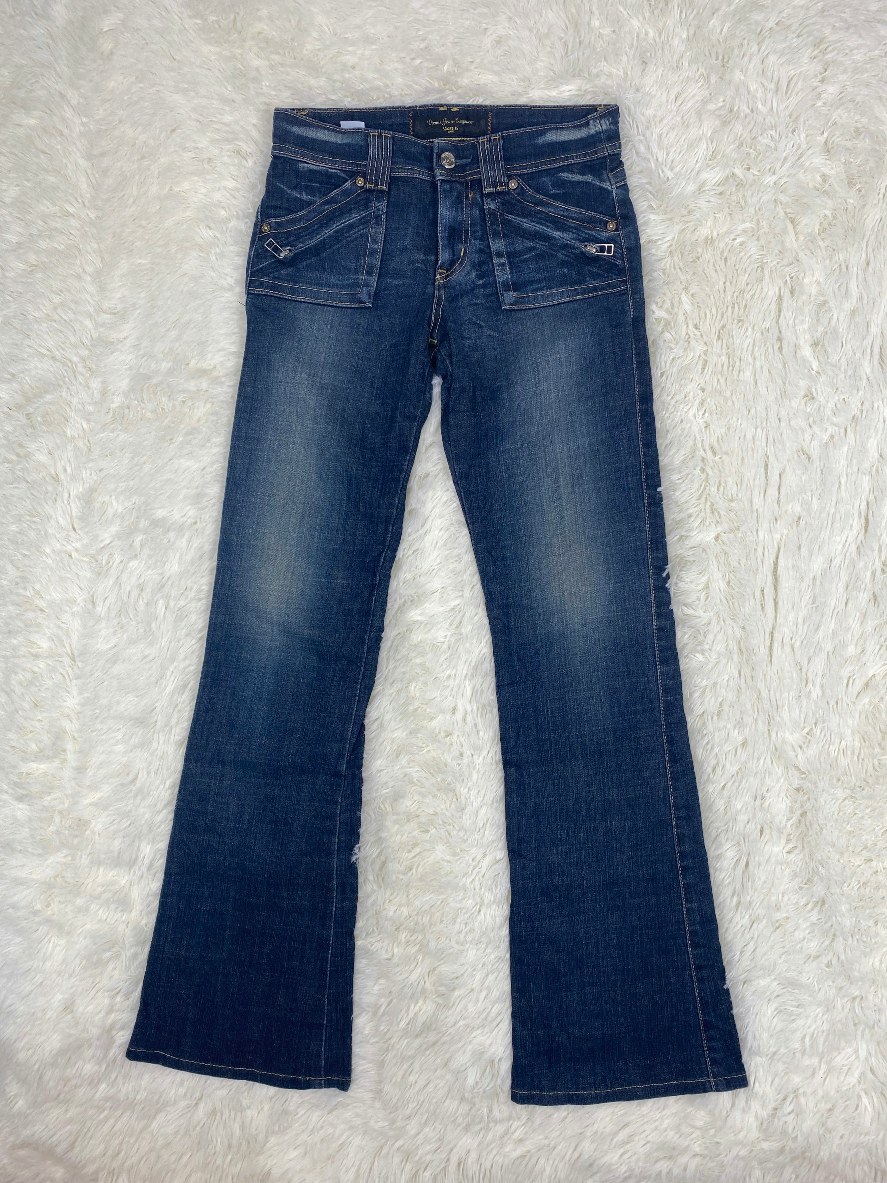 Vienus Jeans Elegance Vintage low waist flared jeans (Größe XS)