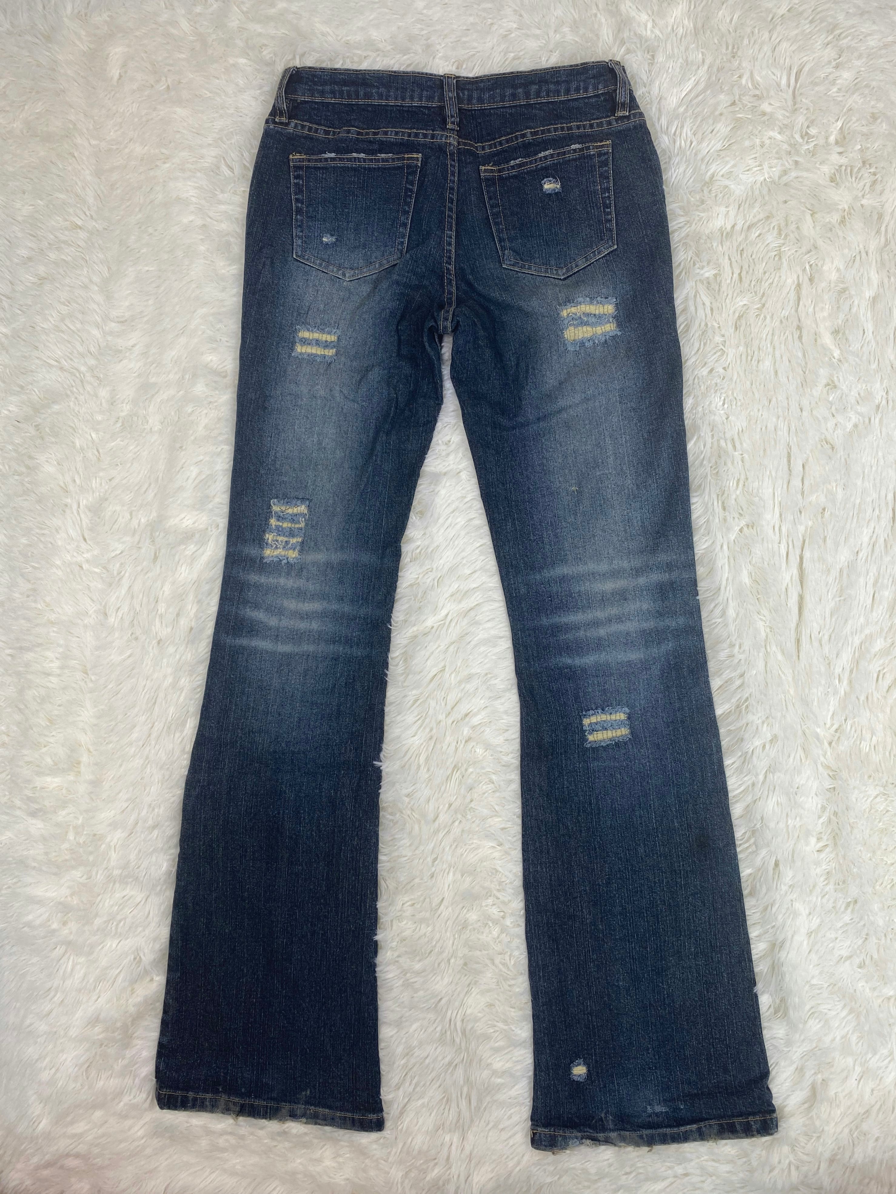 Vienus Jeans Elegance Vintage low waist flared jeans (Größe XS)