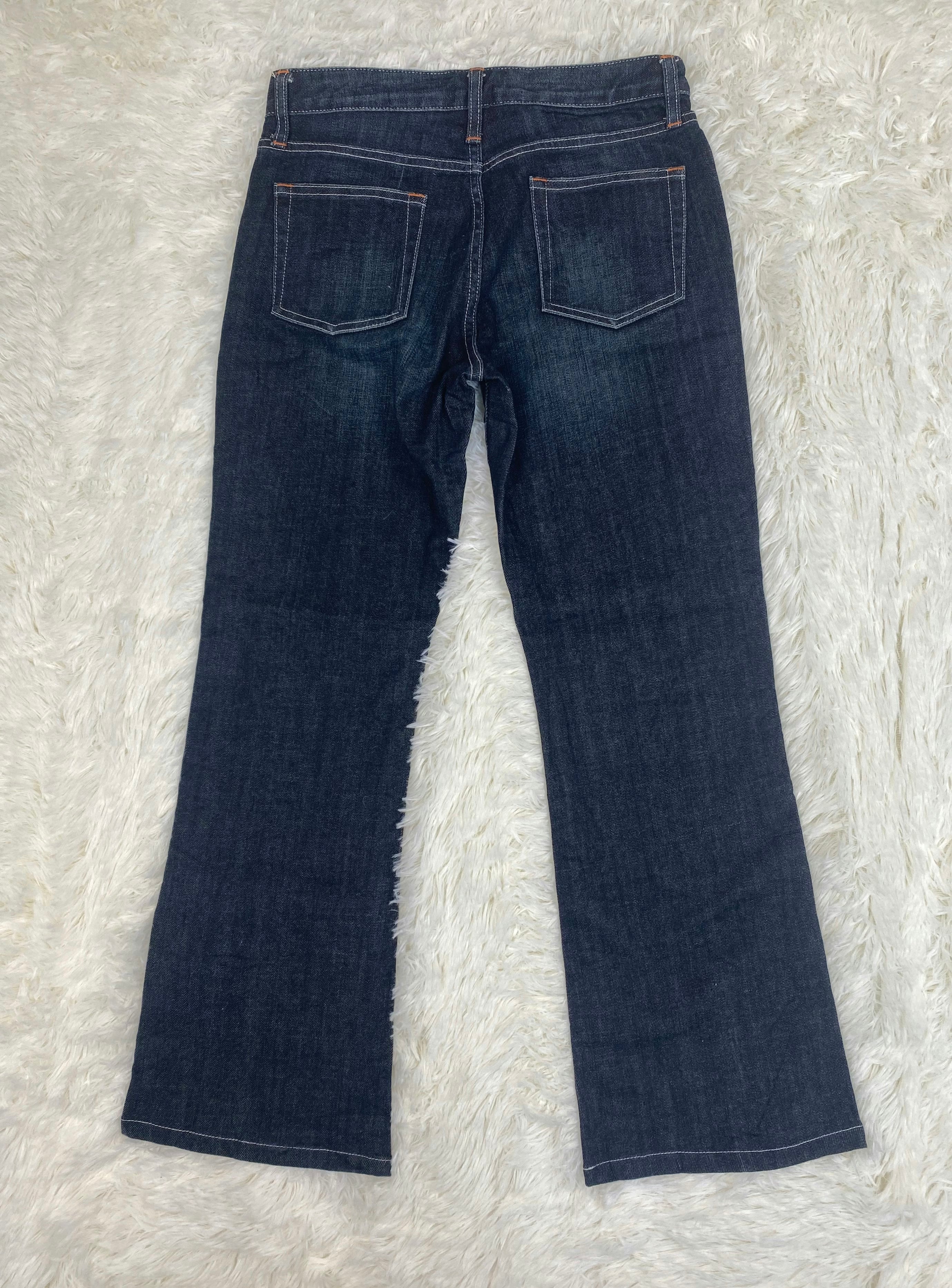 Natural fit Jeans Vintage low waist flared jeans (Größe XS)