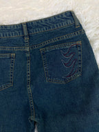 Vintage low waist flared jeans (Größe XXS)