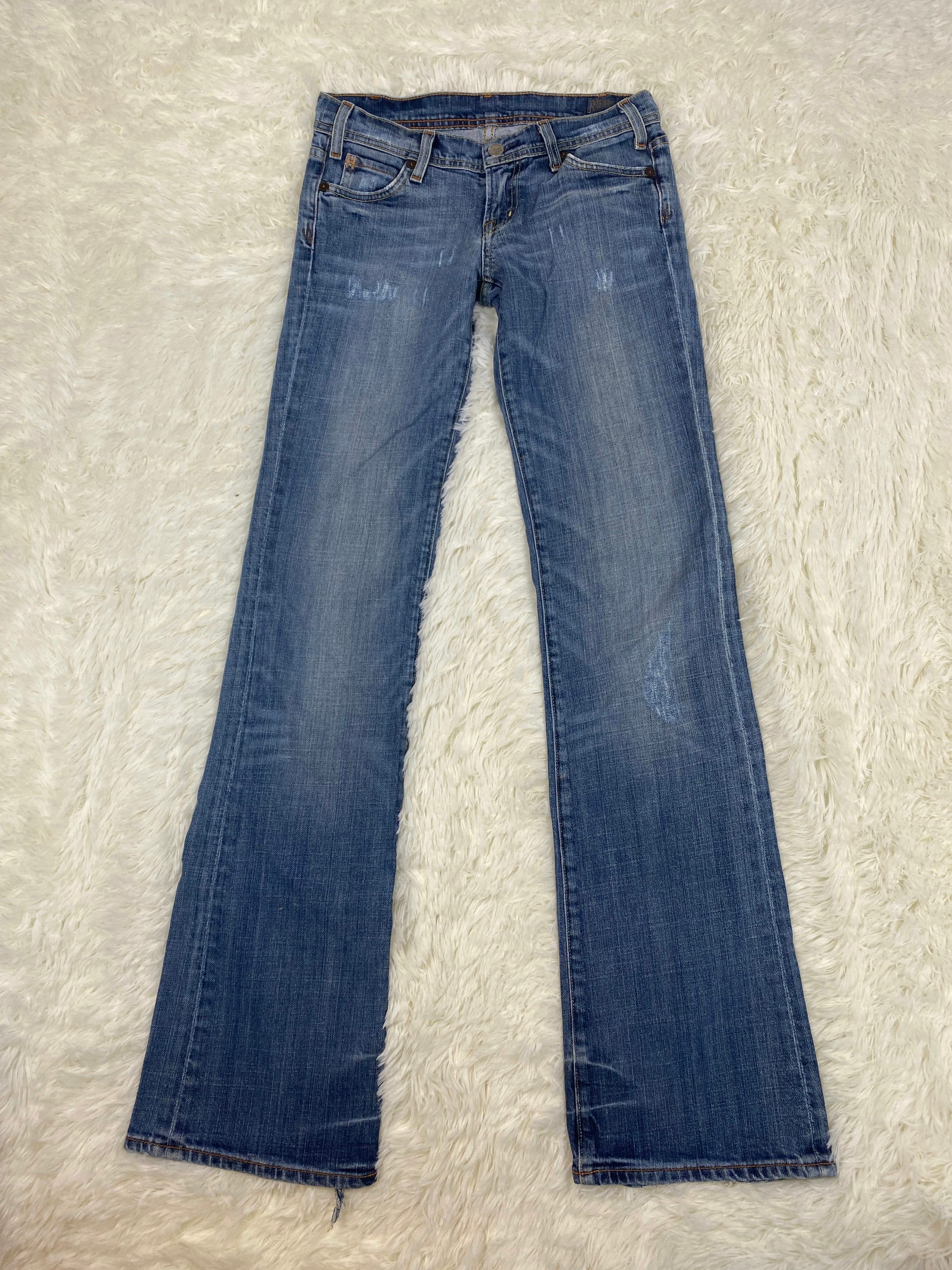 Vintage low waist flared jeans (Größe XS)