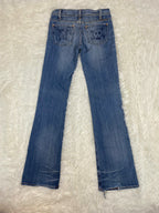 Vintage low waist flared jeans (Größe XS)