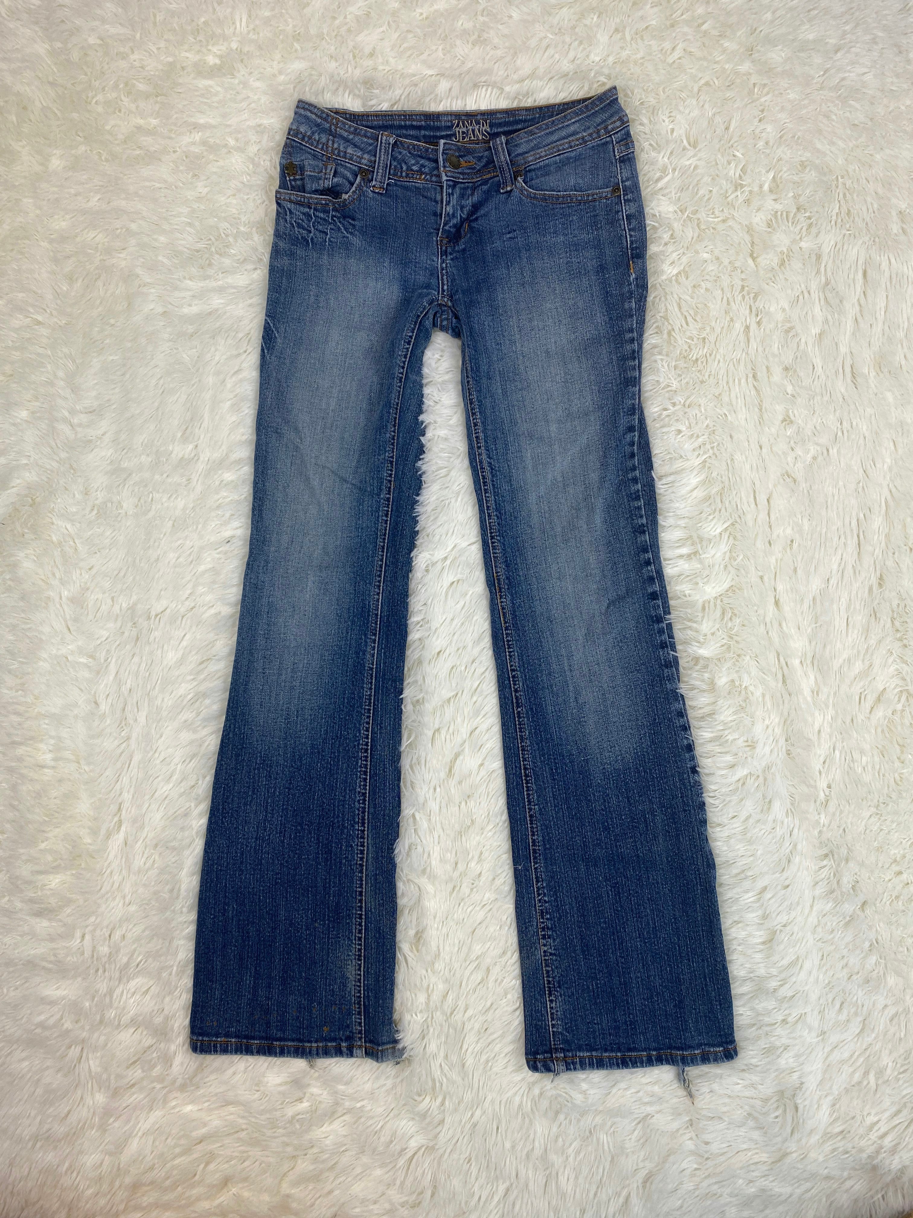 Vintage low waist flared jeans (Größe XS)