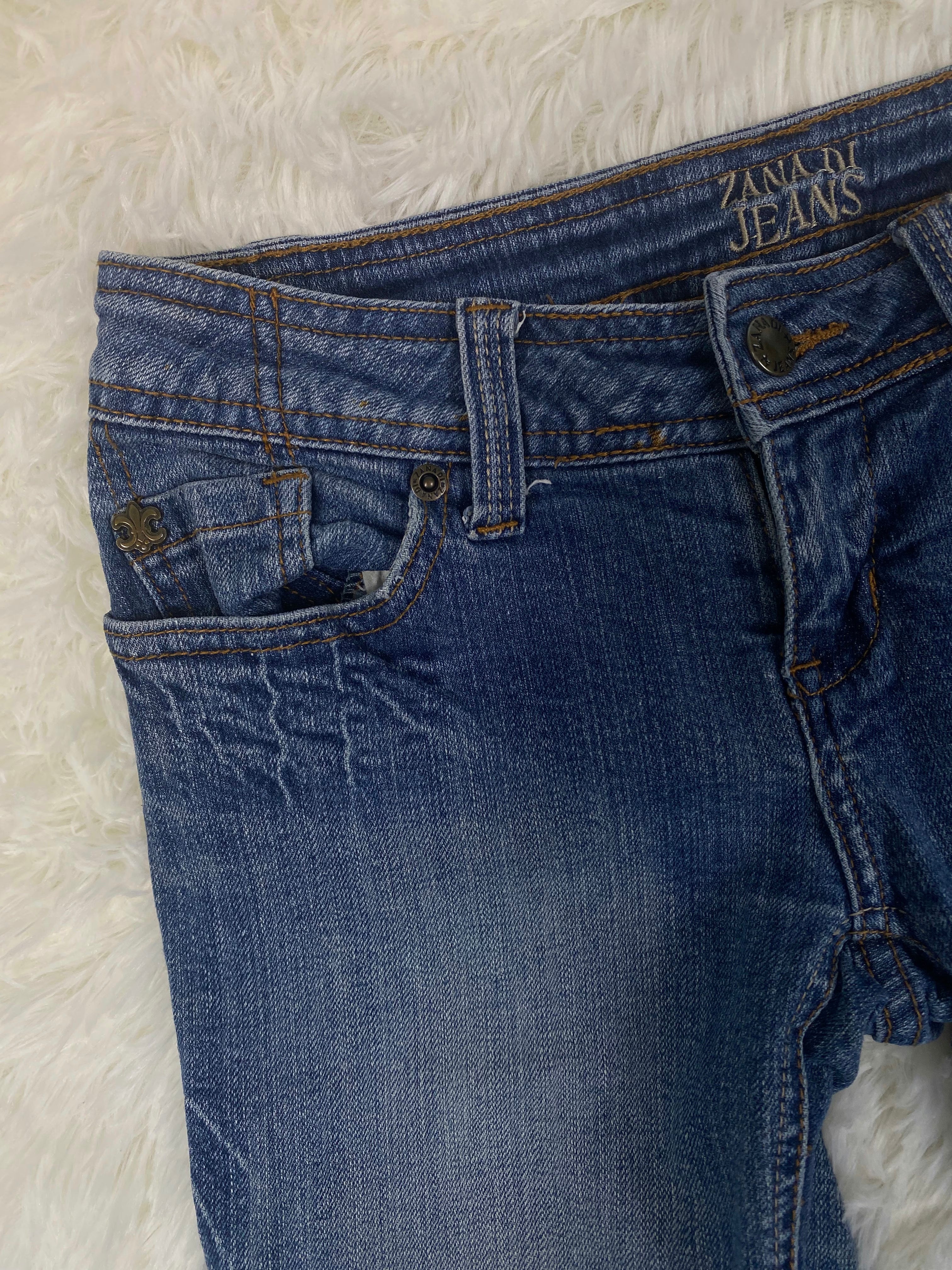 Vintage low waist flared jeans (Größe XS)