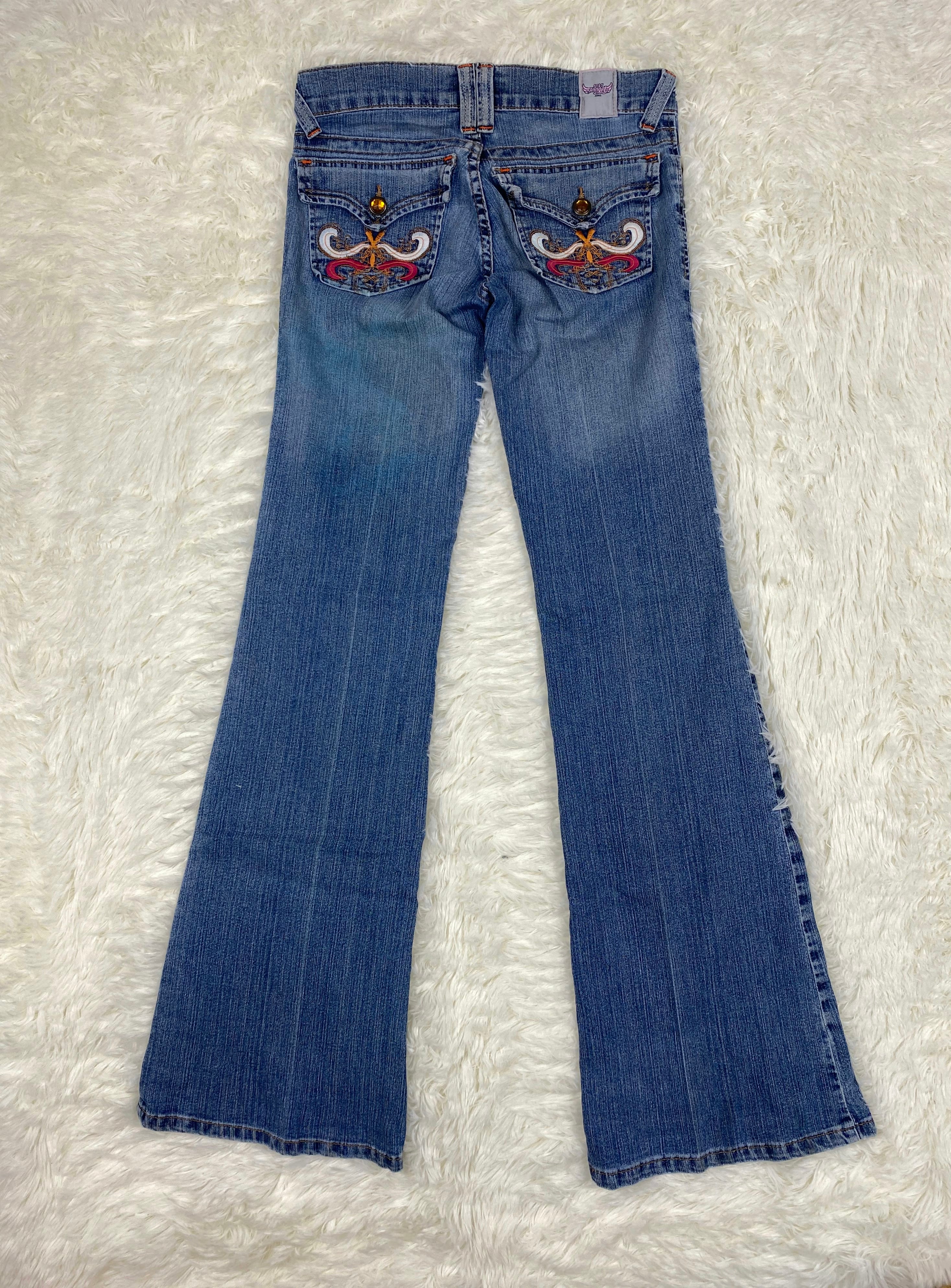 Stay Angel Vintage low waist flared jeans (Größe S)