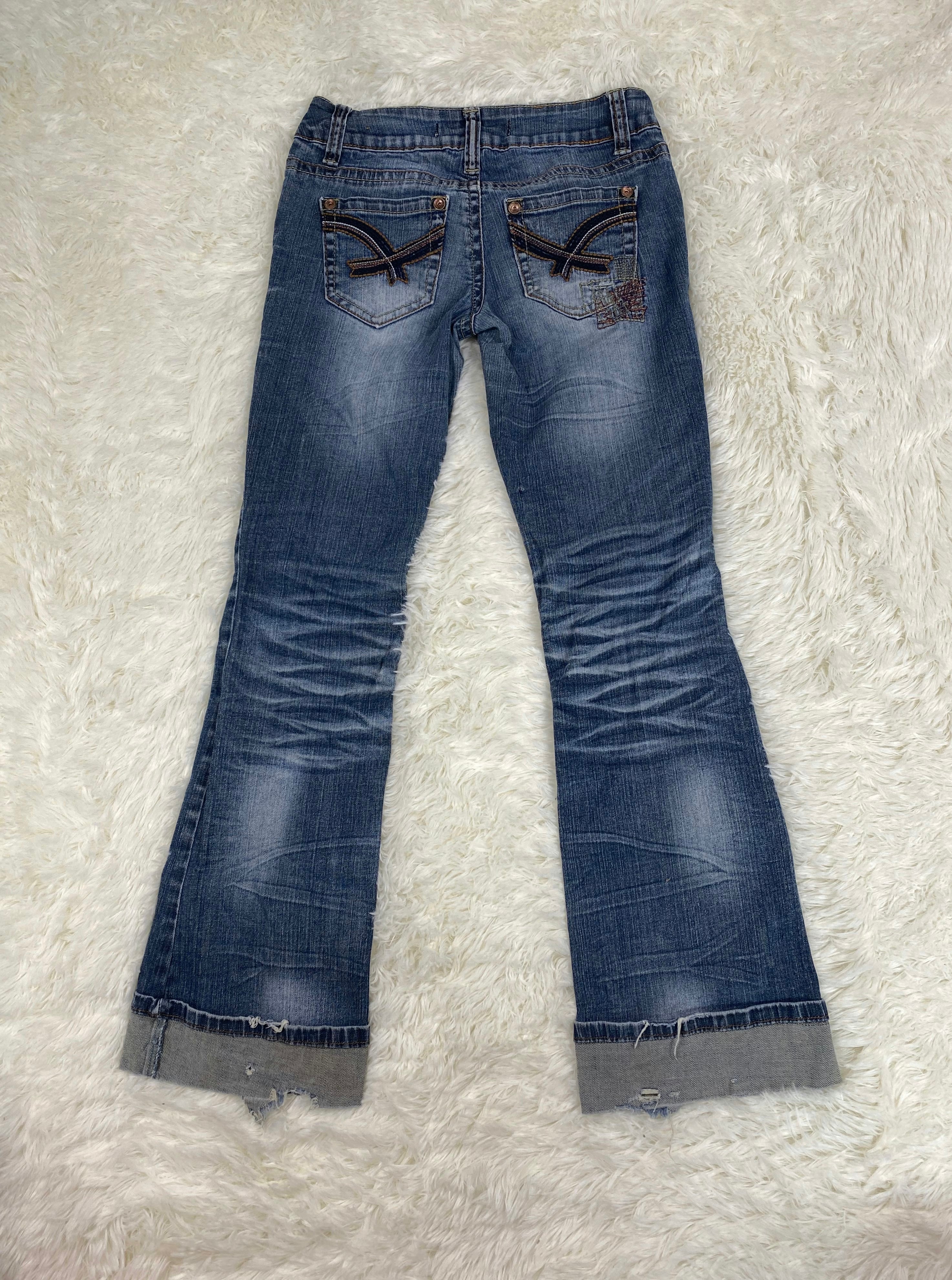 Zanadi Vintage low waist flared jeans (Größe XS)