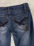 Zanadi Vintage low waist flared jeans (Größe XS)